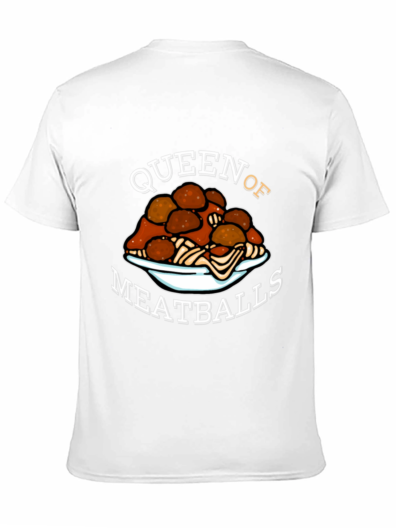 Queen of Meatballs T-Shirt - Funny Foodie Tee