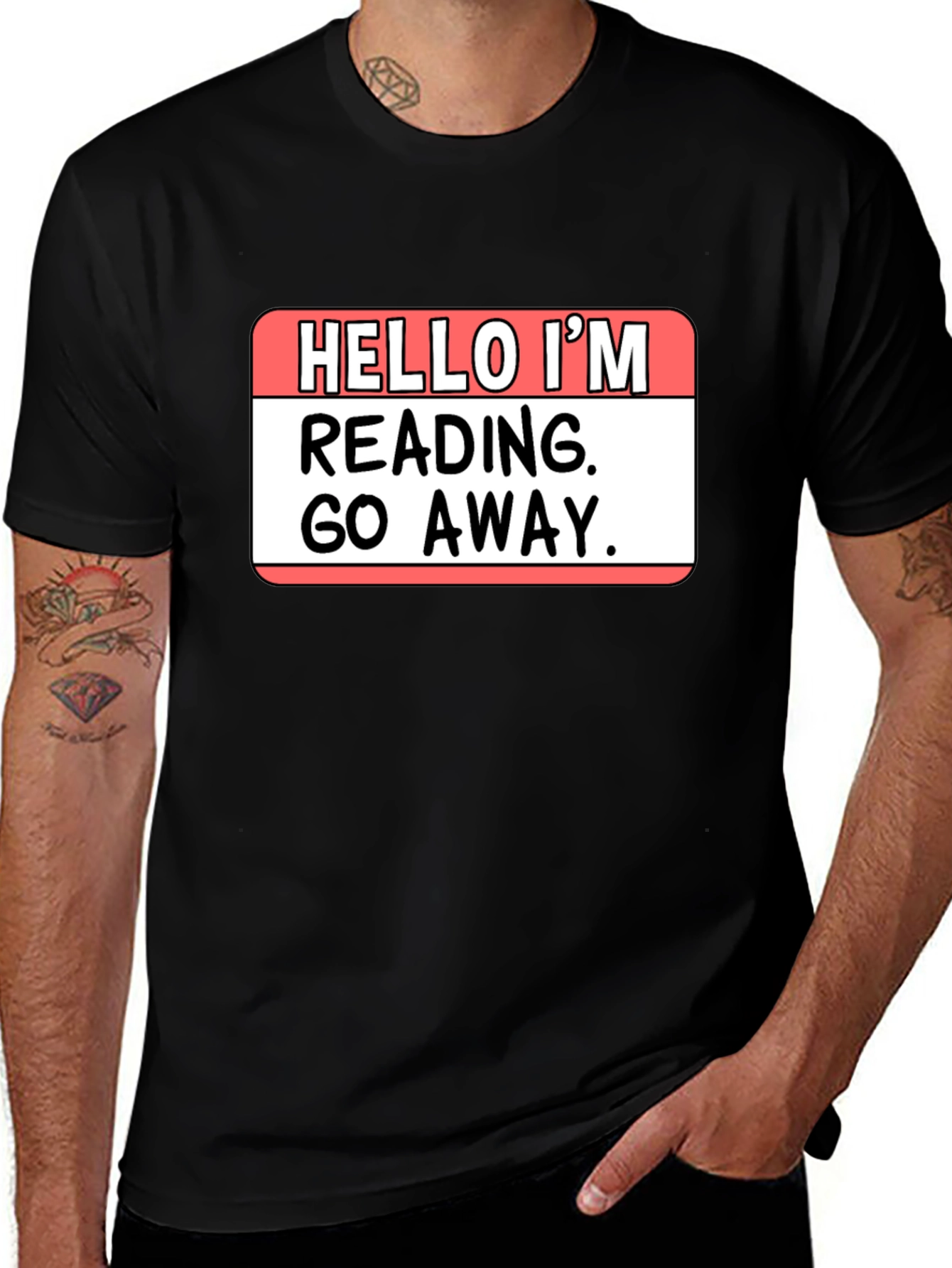 Hello Im Reading Go Away T-Shirt