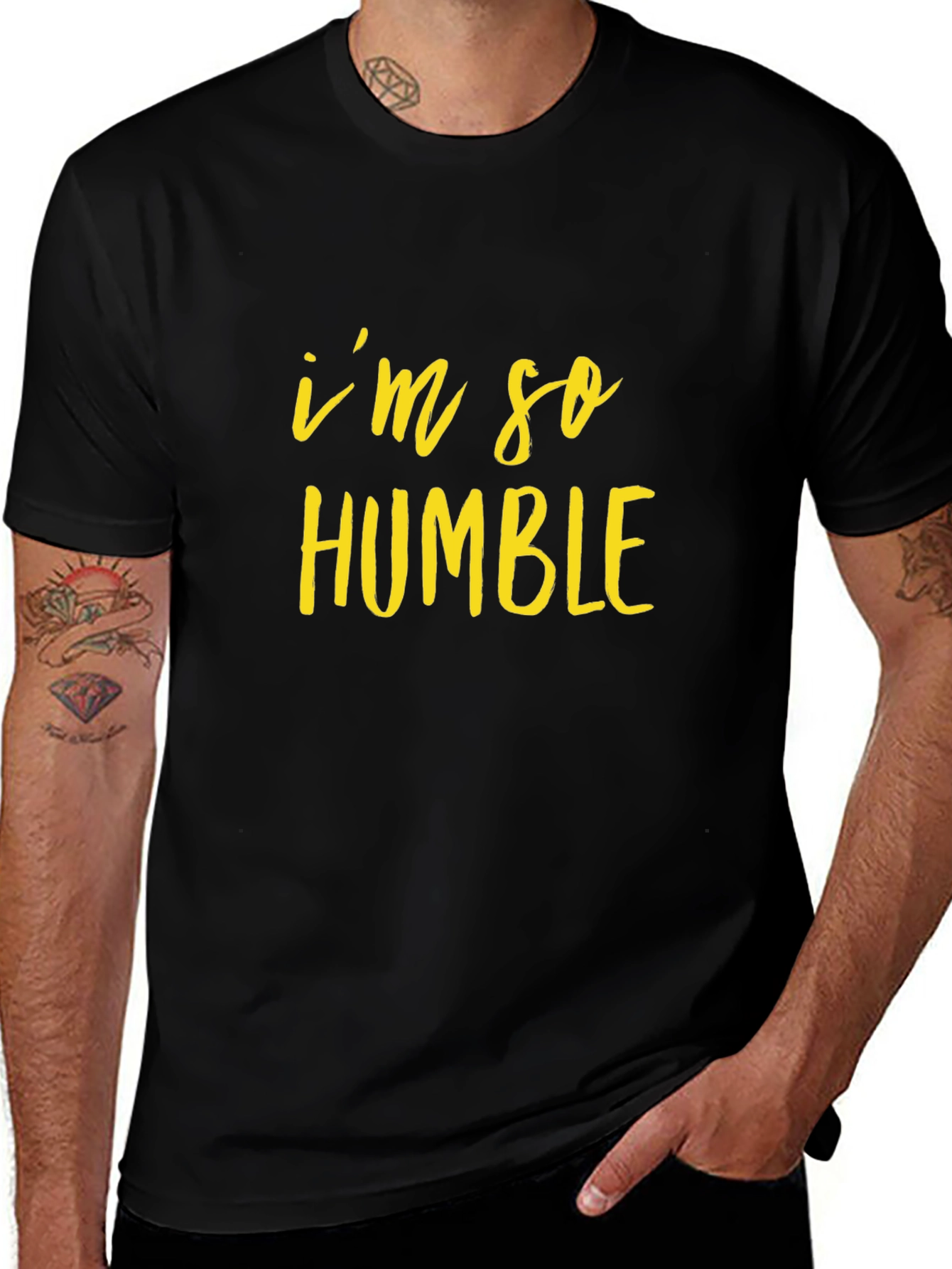 Humble Statement T-Shirt - Black