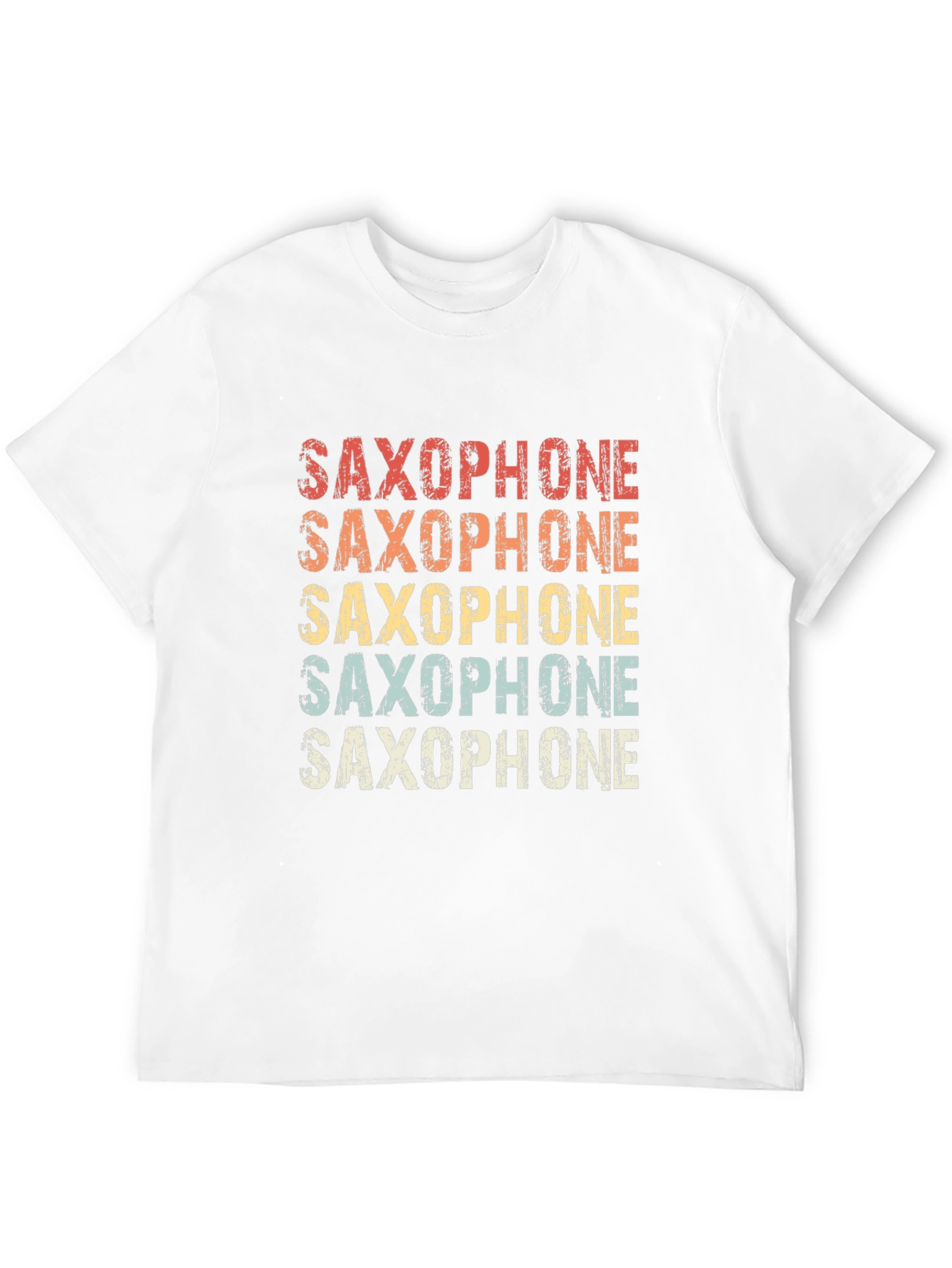 Retro Saxophone T-Shirt - Musical Instrument Tee