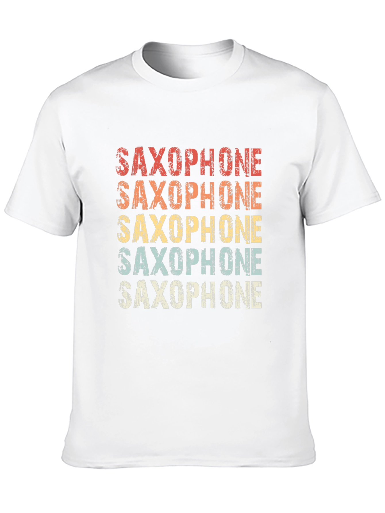 Retro Saxophone T-Shirt - Musical Instrument Tee