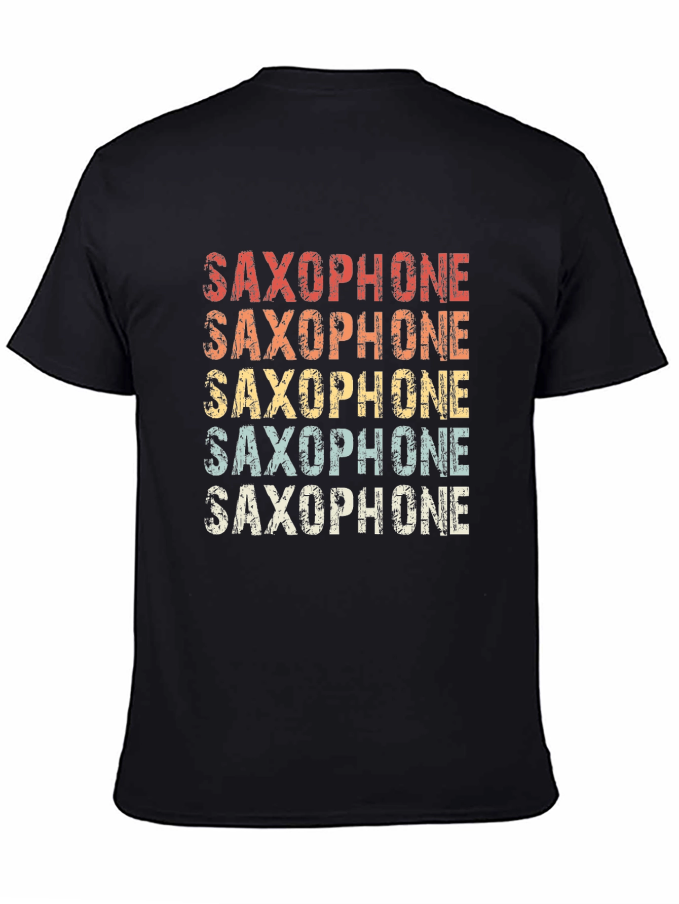 Retro Saxophone T-Shirt - Musical Instrument Tee
