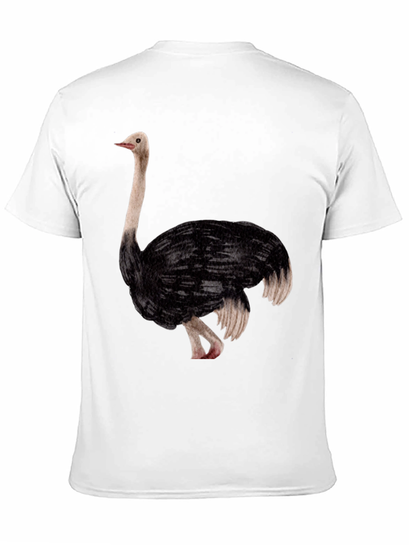 Ostrich Graphic Tee - Unique Animal Design