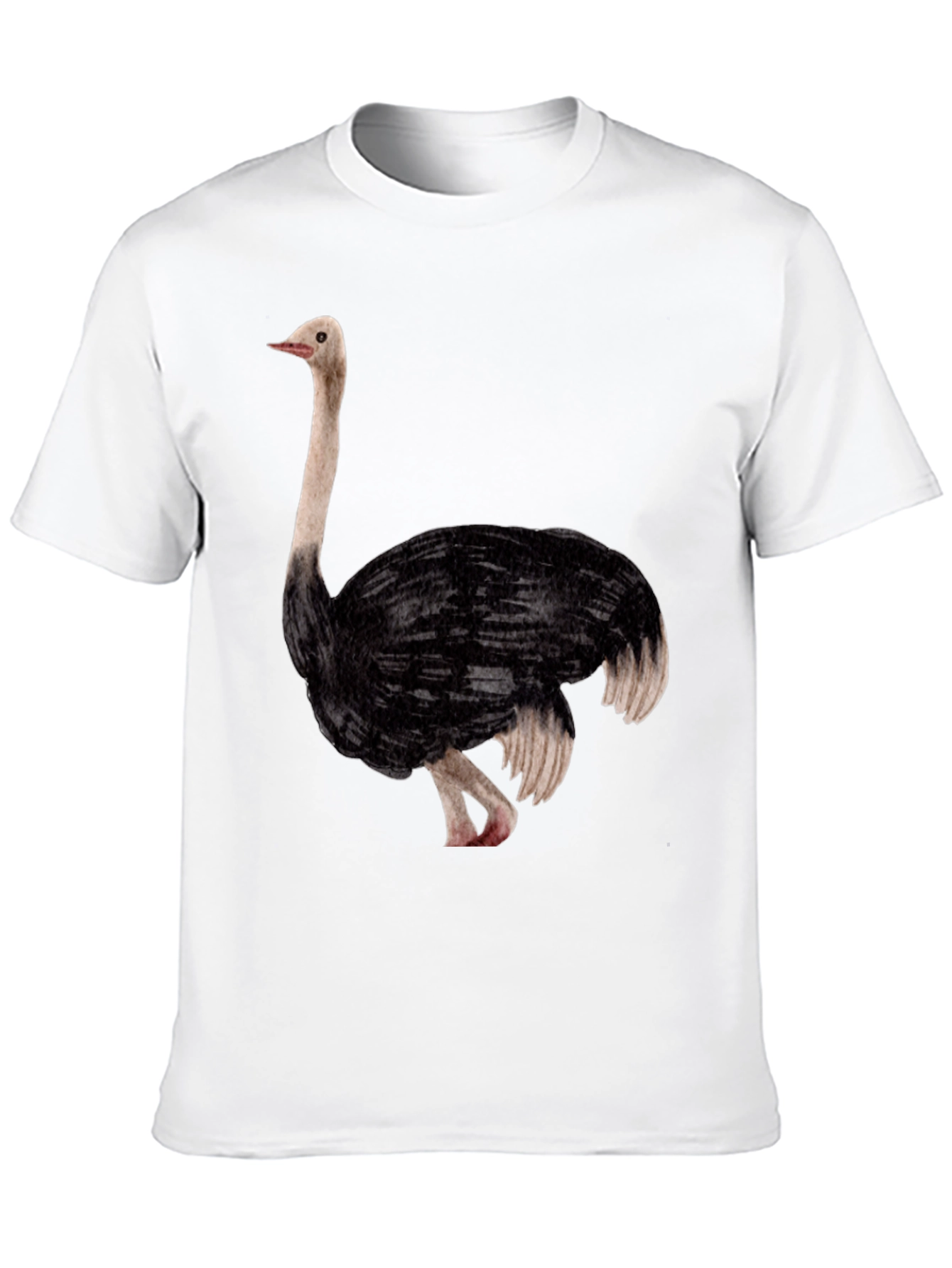 Ostrich Graphic Tee - Unique Animal Design