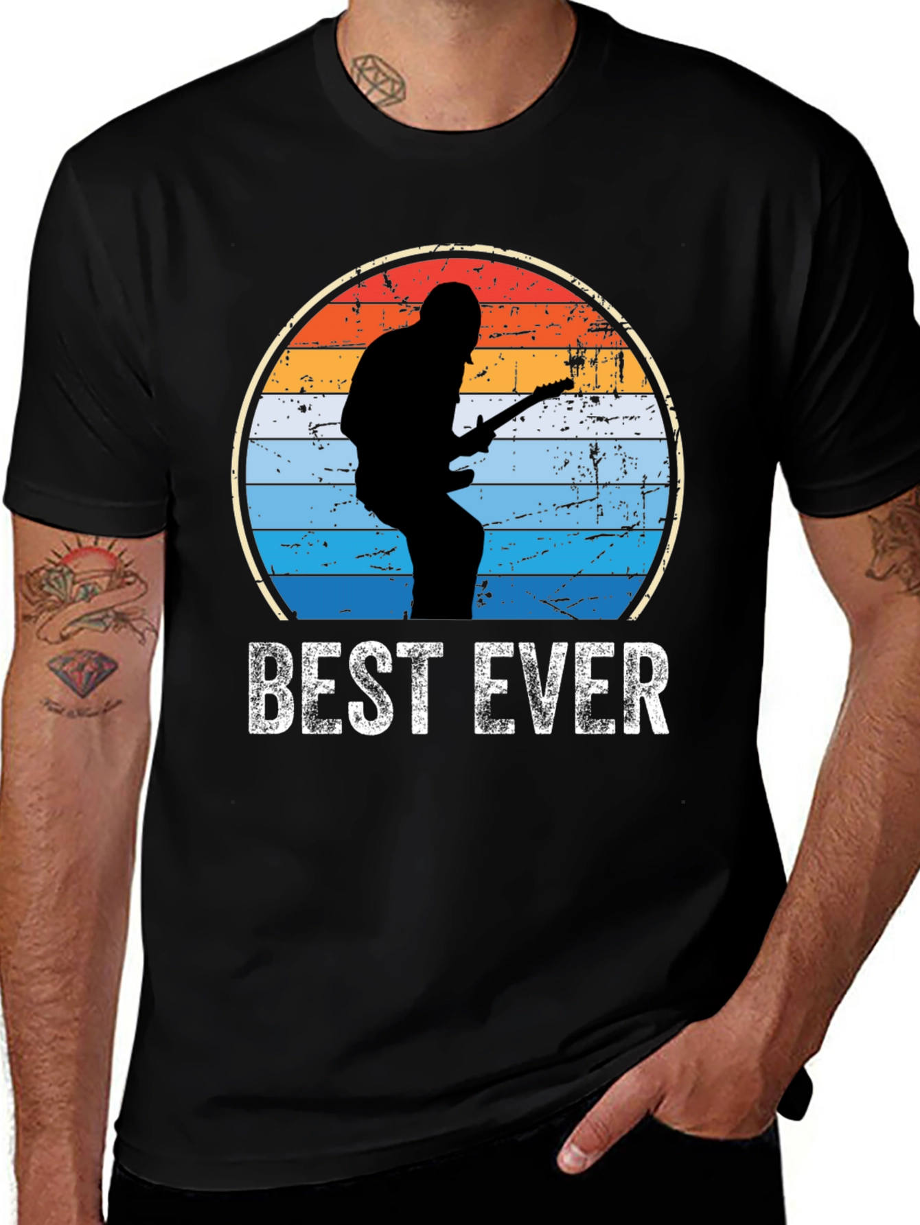 Best Ever Guitar Player Graphic T-Shirt