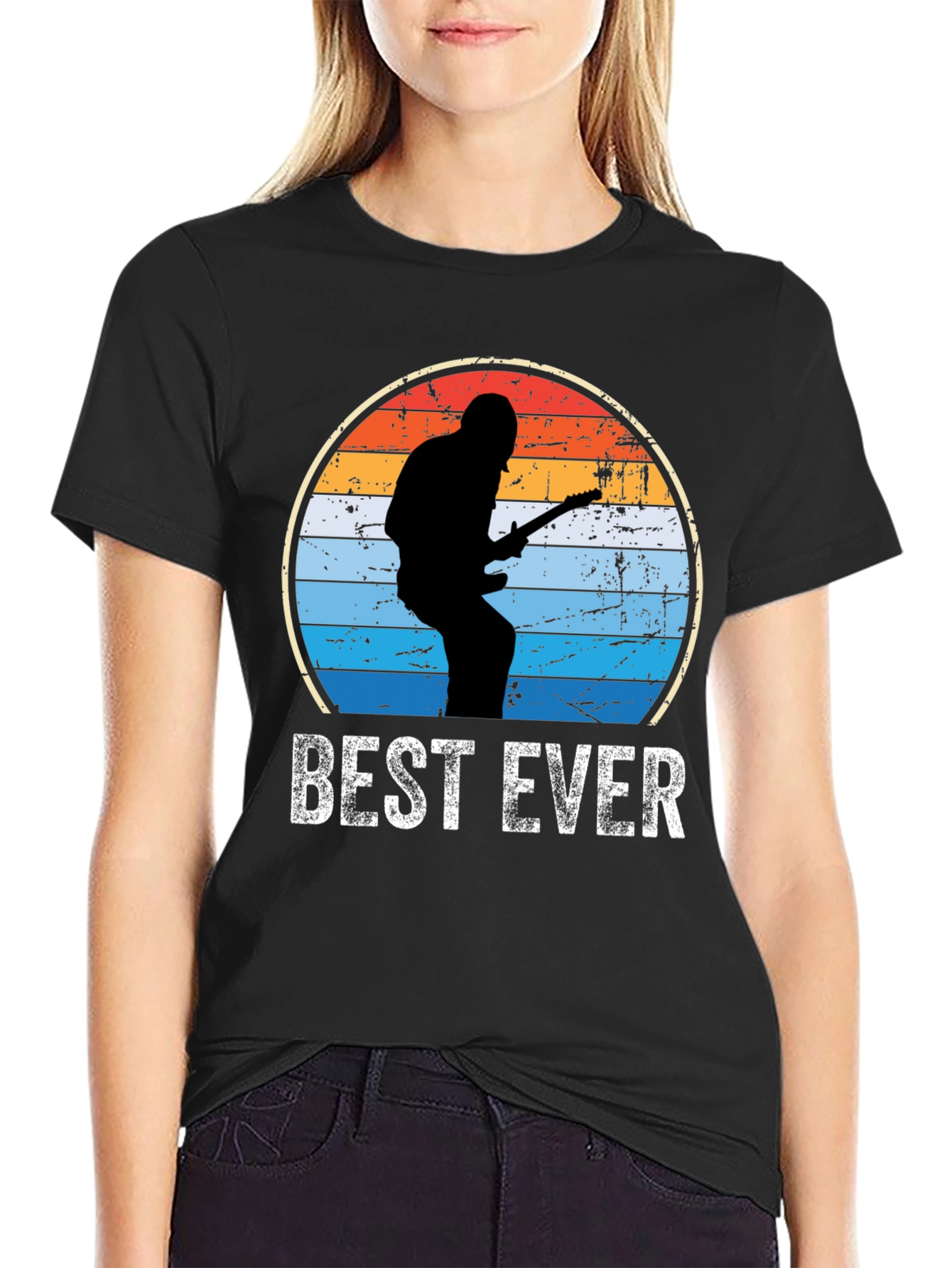 Best Ever Guitar Player Graphic T-Shirt