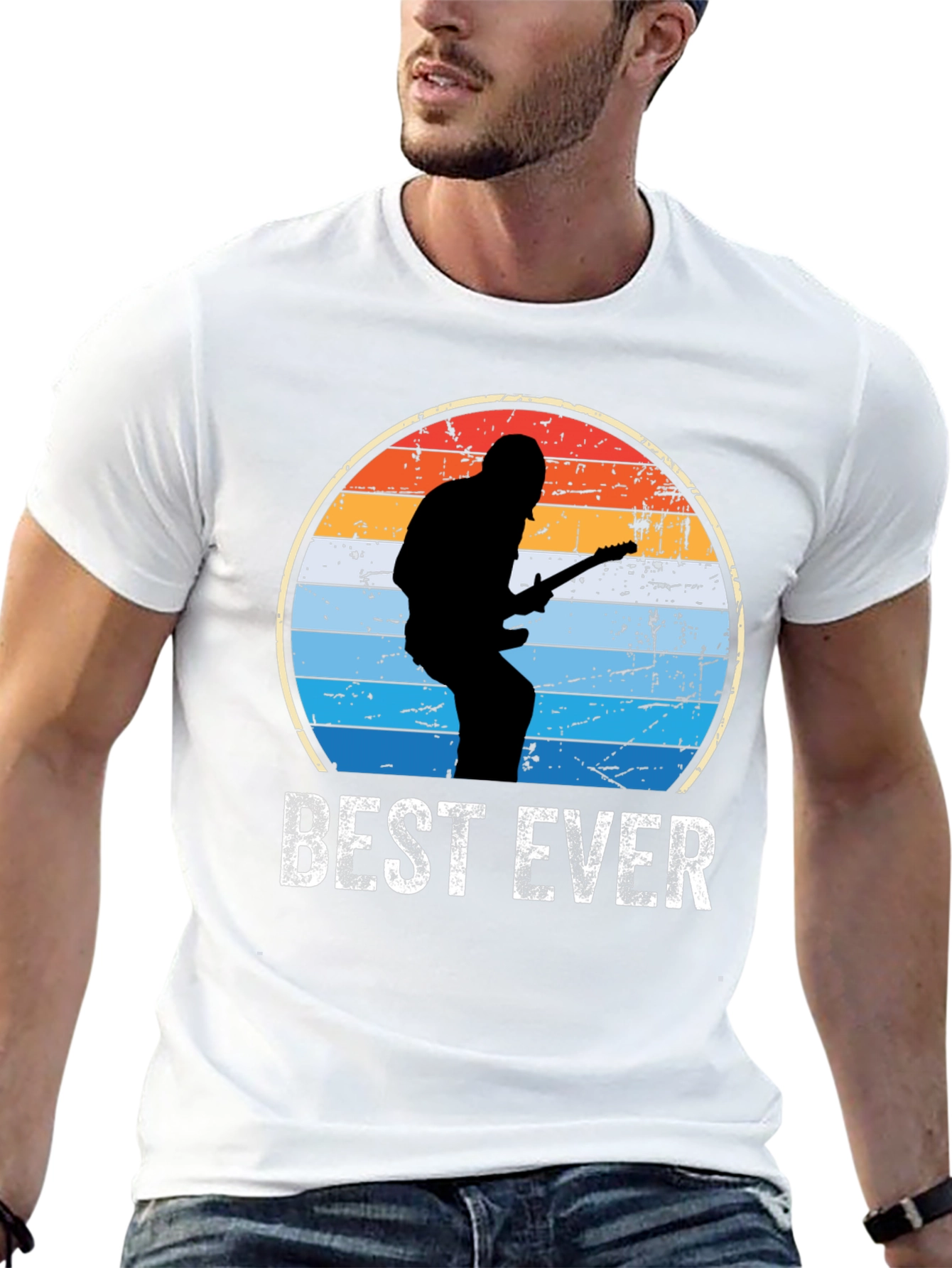 Best Ever Guitar Player Graphic T-Shirt