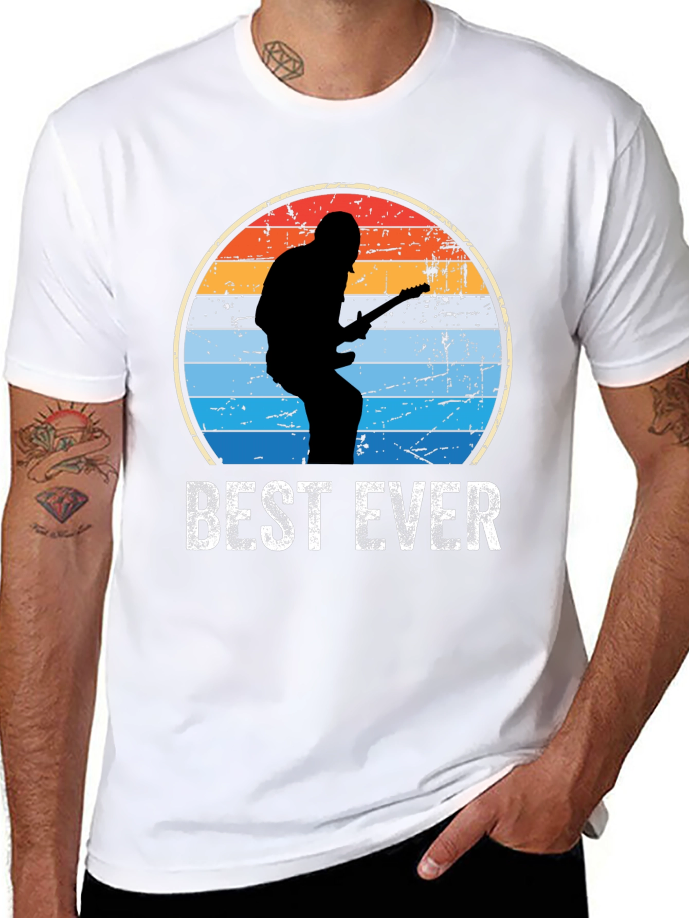 Best Ever Guitar Player Graphic T-Shirt