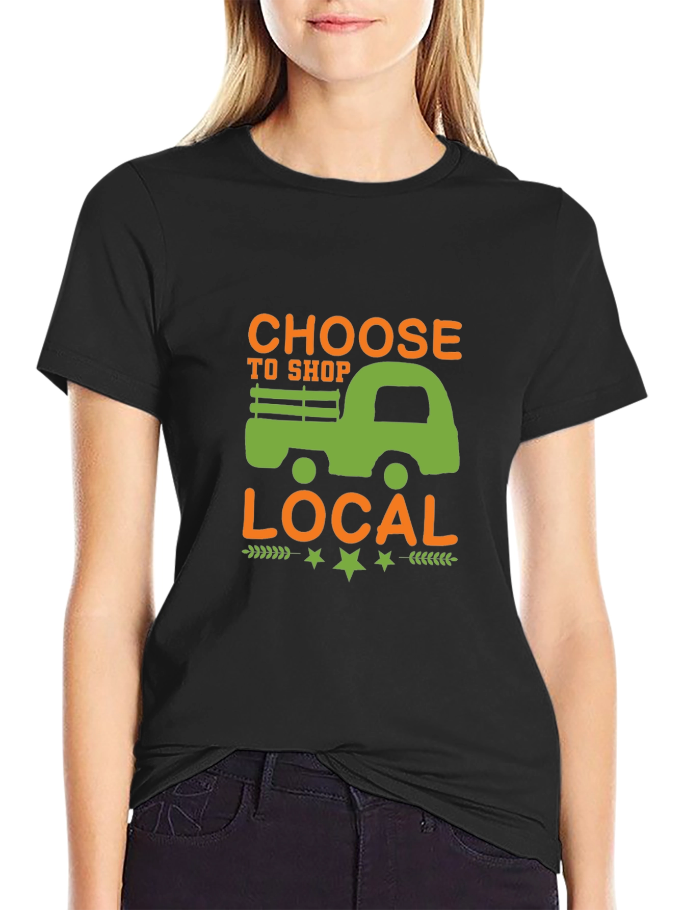 Shop Local Graphic Tee - Black