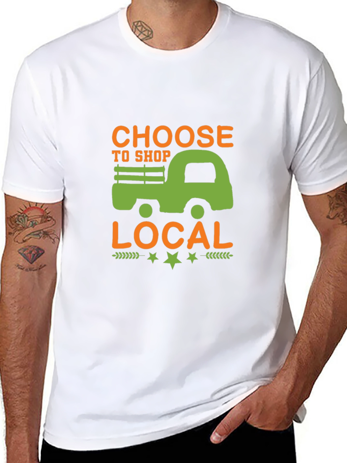 Shop Local Graphic Tee - Black