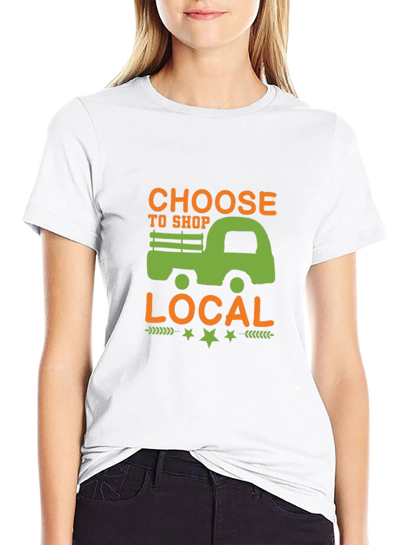 Shop Local Graphic Tee - Black
