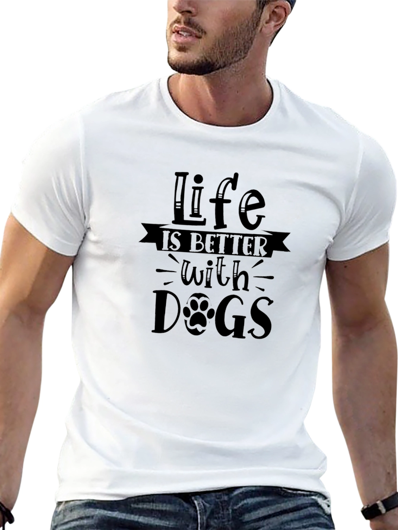 Life is Better with Dogs T-Shirt