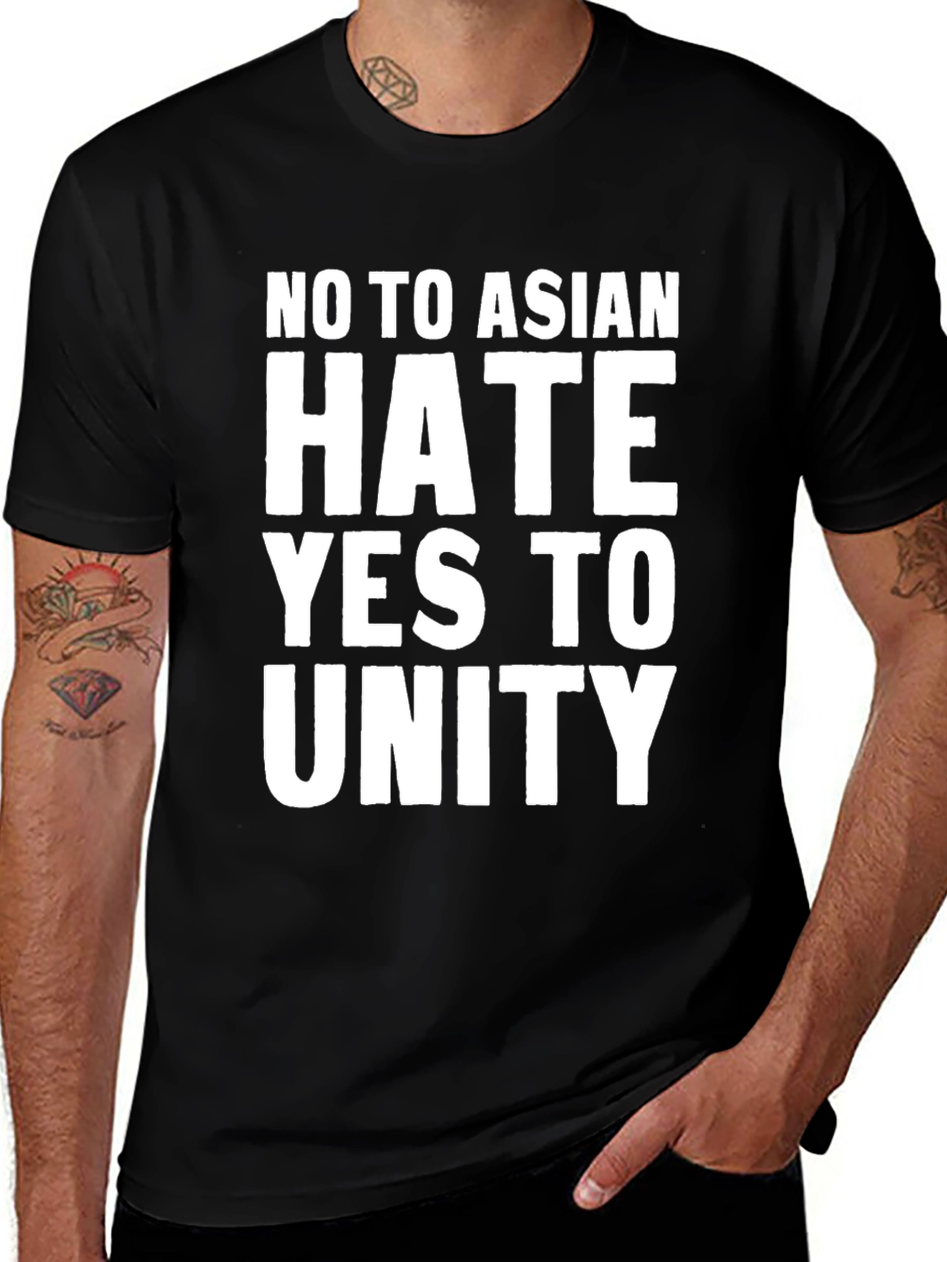 No to Asian Hate Yes to Unity T-Shirt
