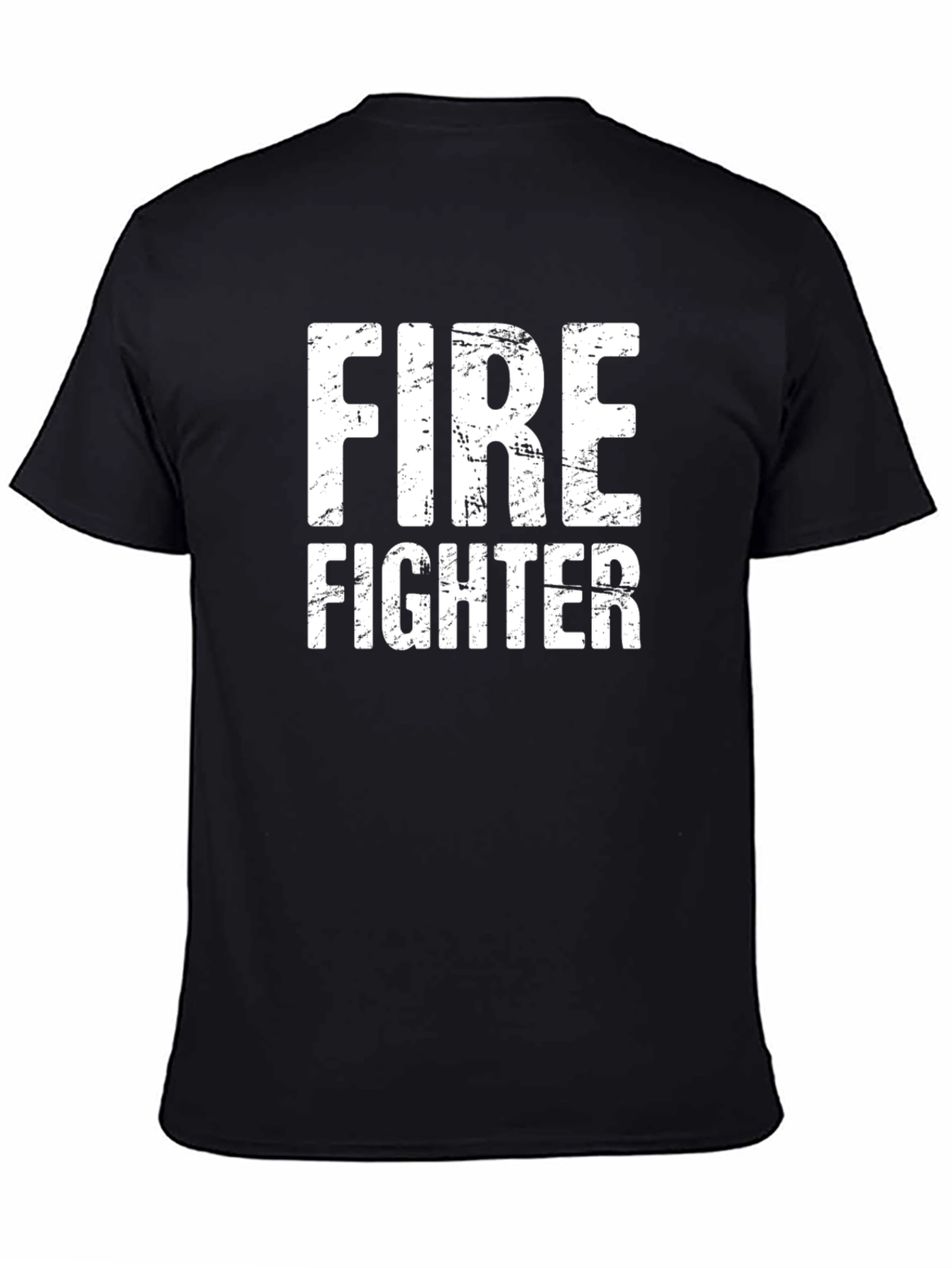 Firefighter Graphic T-Shirt - Black