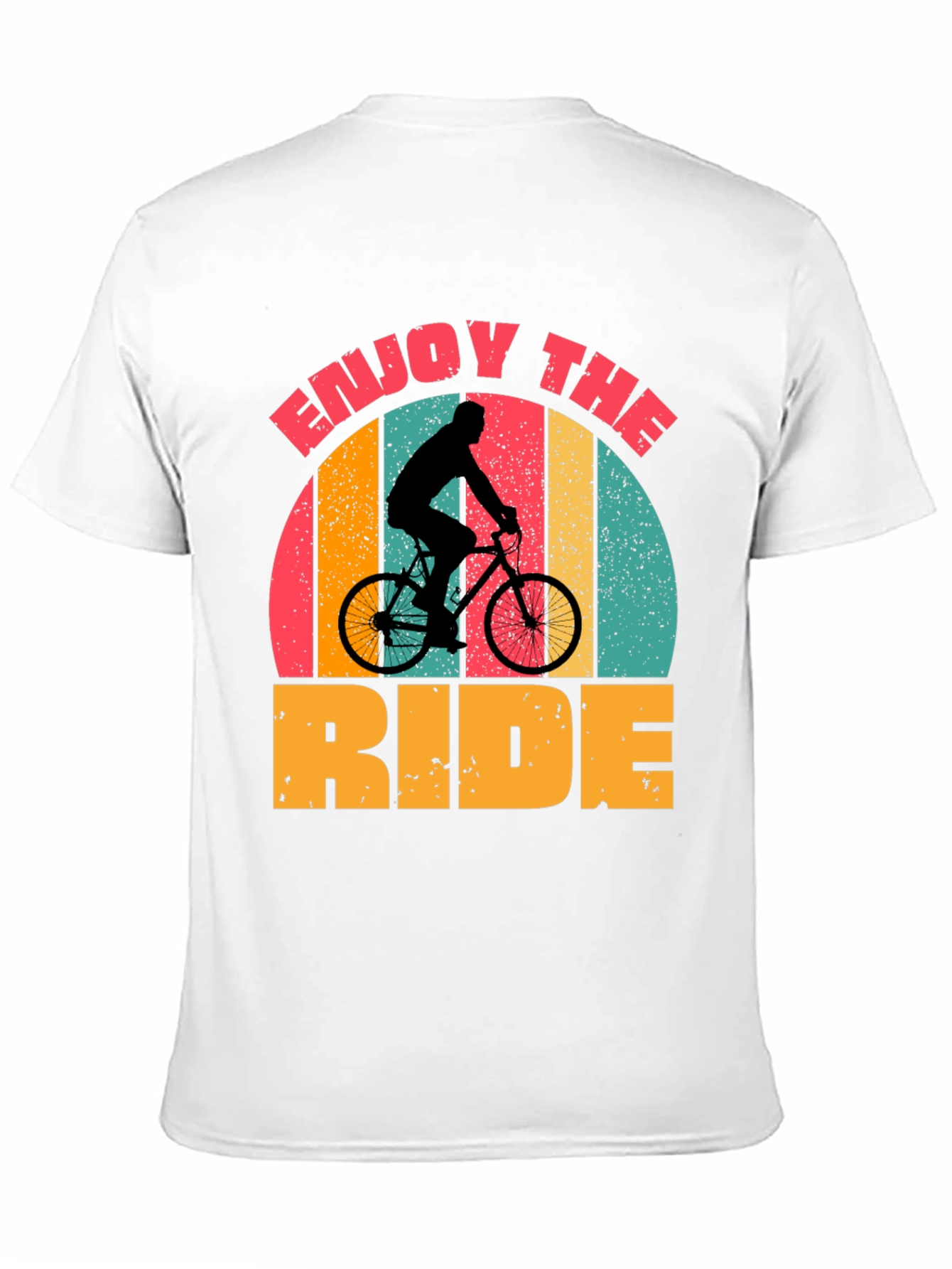 Enjoy The Ride Retro Cycling Graphic T-Shirt
