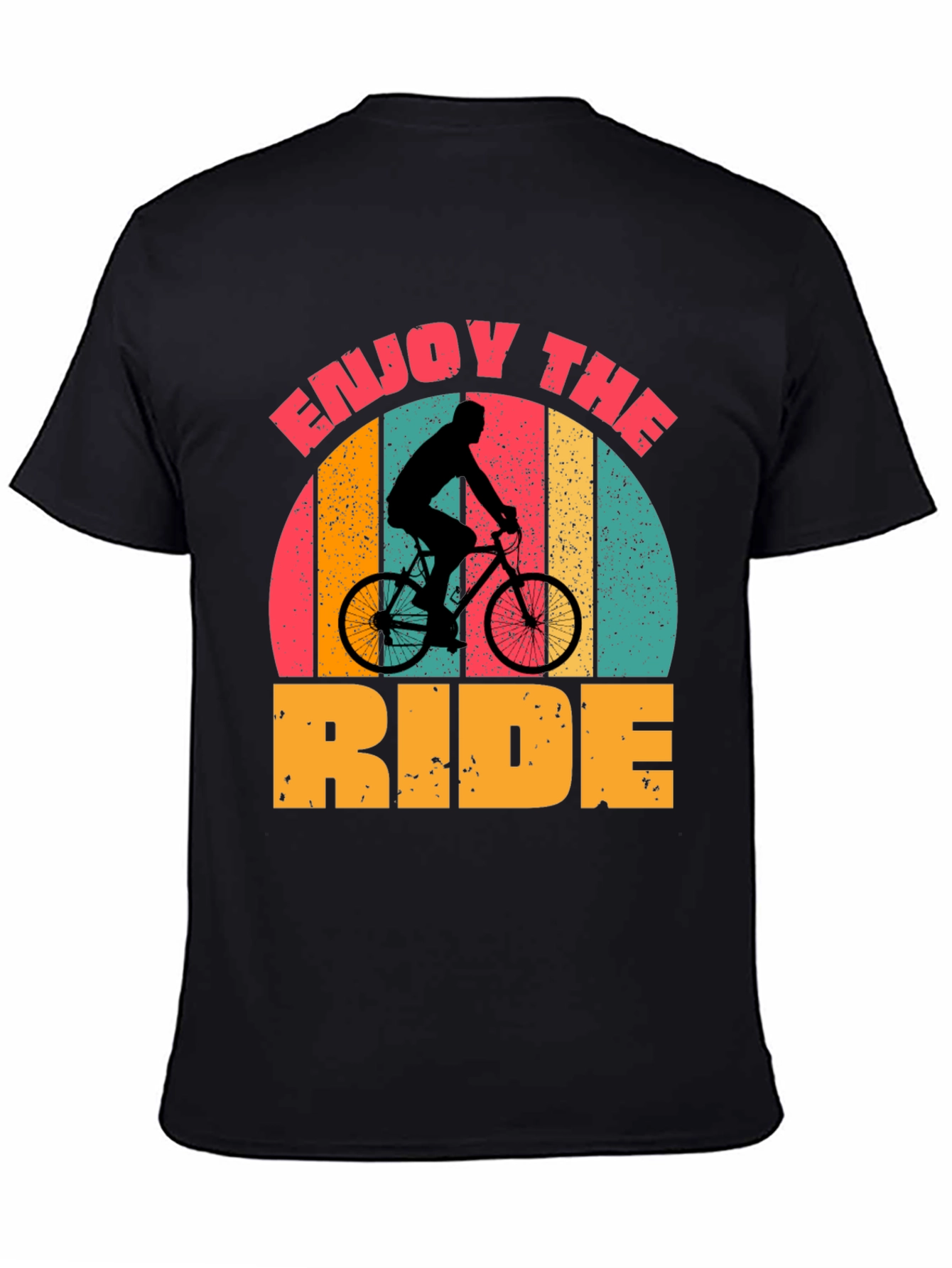 Enjoy The Ride Retro Cycling Graphic T-Shirt