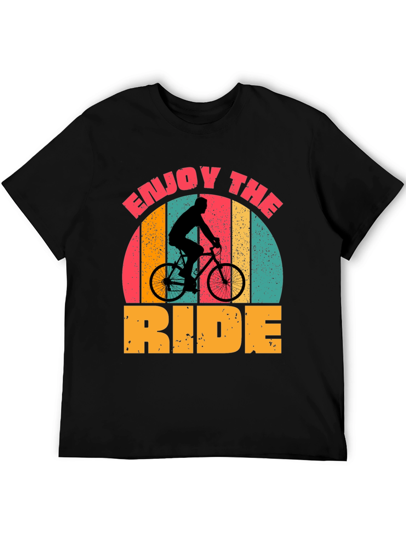 Enjoy The Ride Retro Cycling Graphic T-Shirt