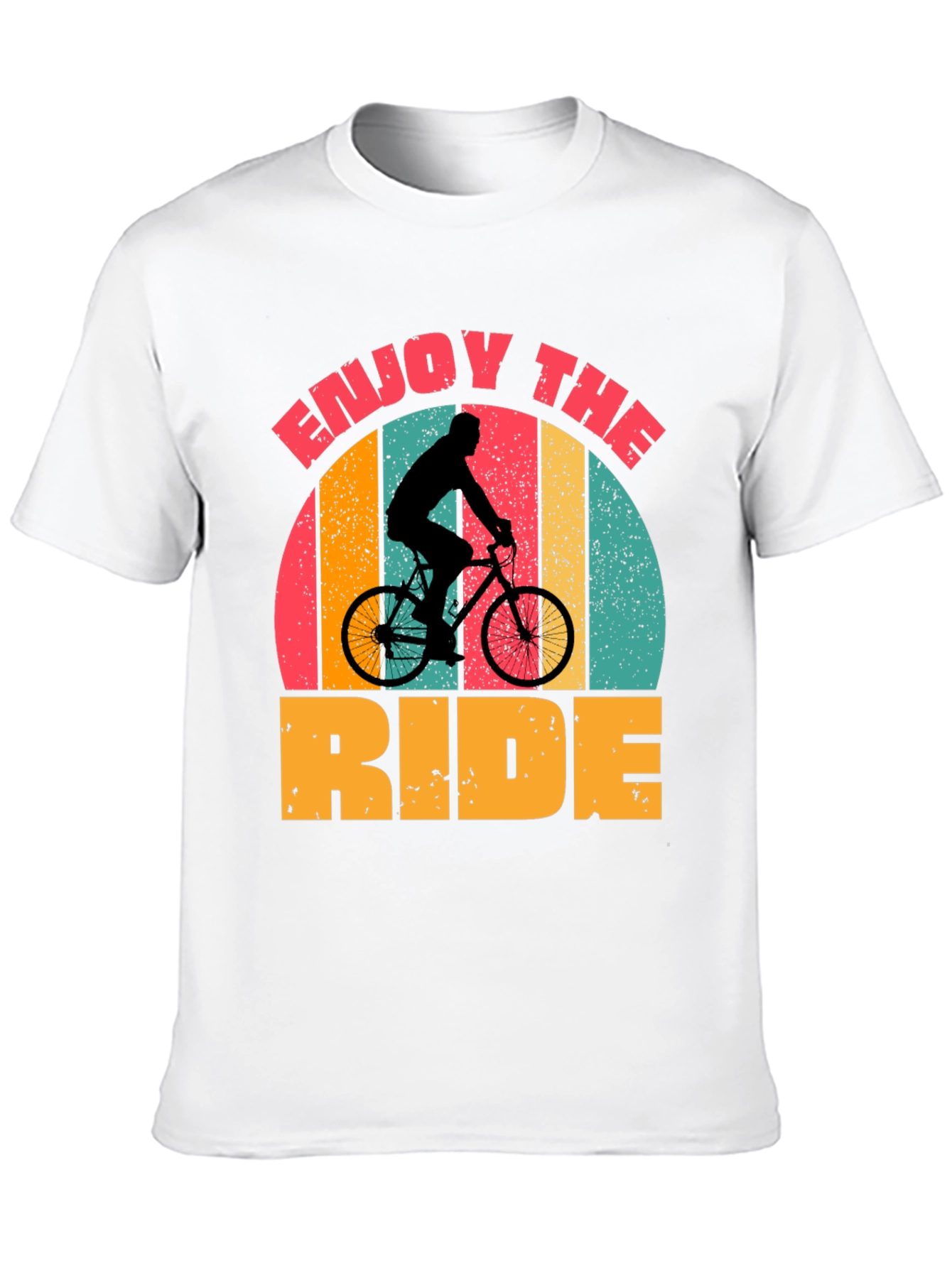 Enjoy The Ride Retro Cycling Graphic T-Shirt
