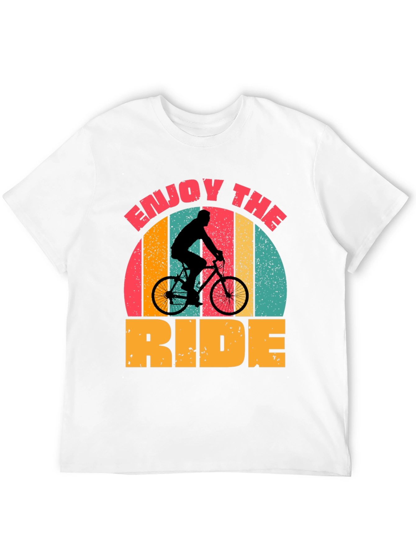 Enjoy The Ride Retro Cycling Graphic T-Shirt