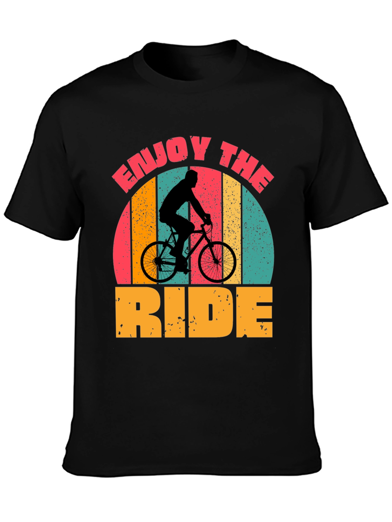 Enjoy The Ride Retro Cycling Graphic T-Shirt