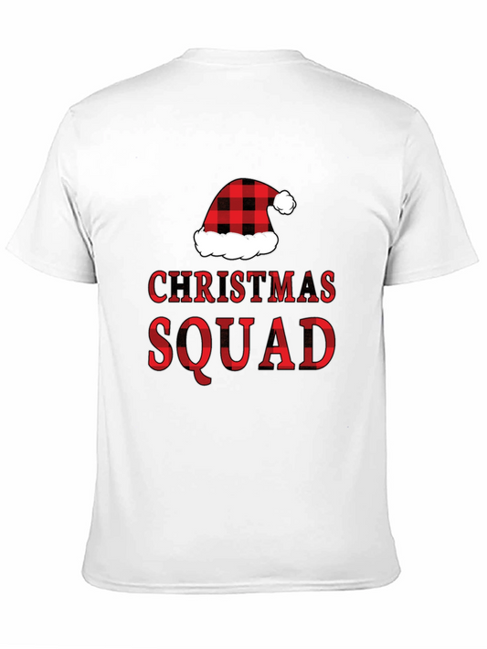 Christmas Squad T-Shirt - Red Plaid Holiday Tee