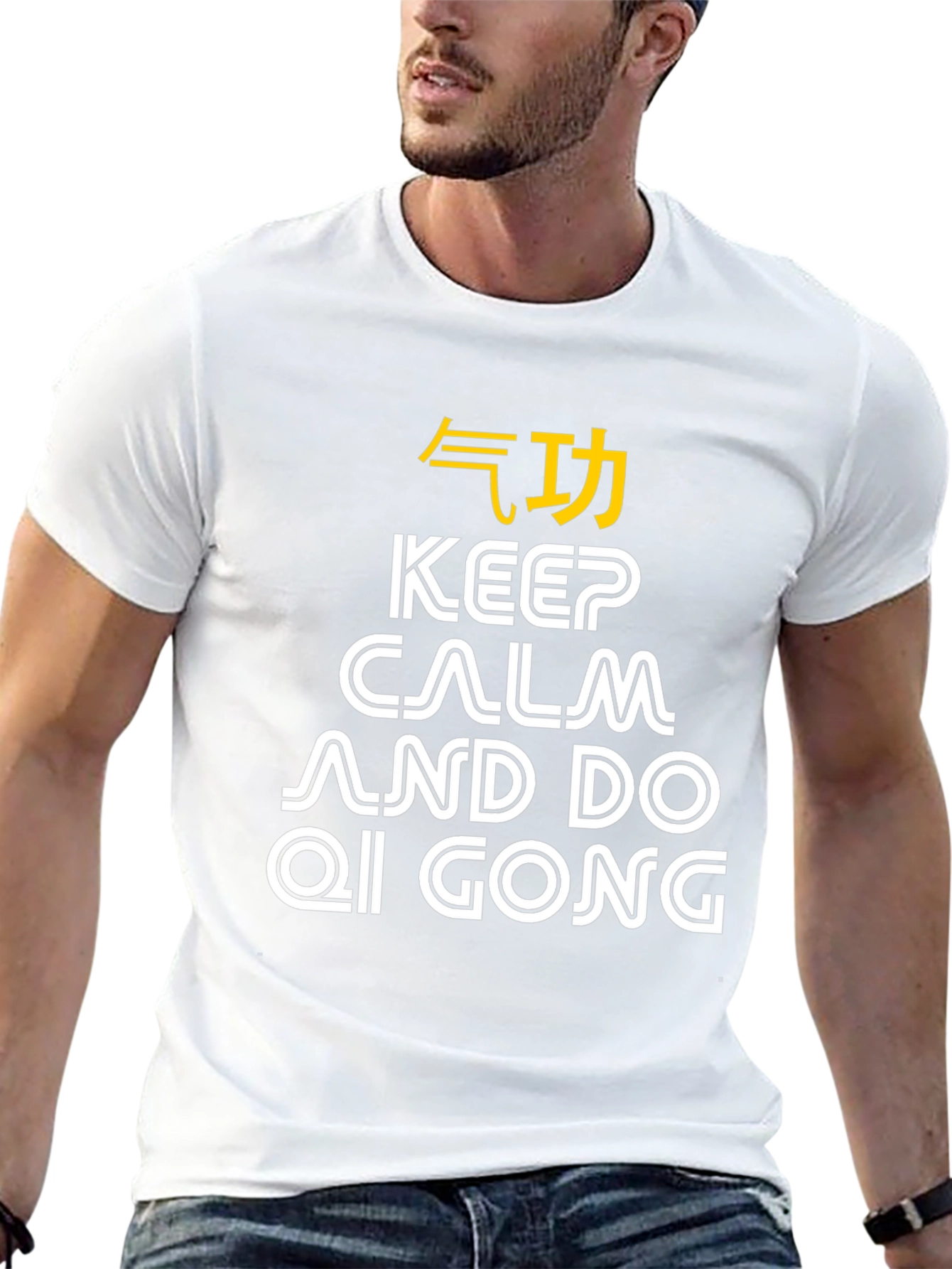 Keep Calm Qi Gong T-Shirt - Martial Arts Gift