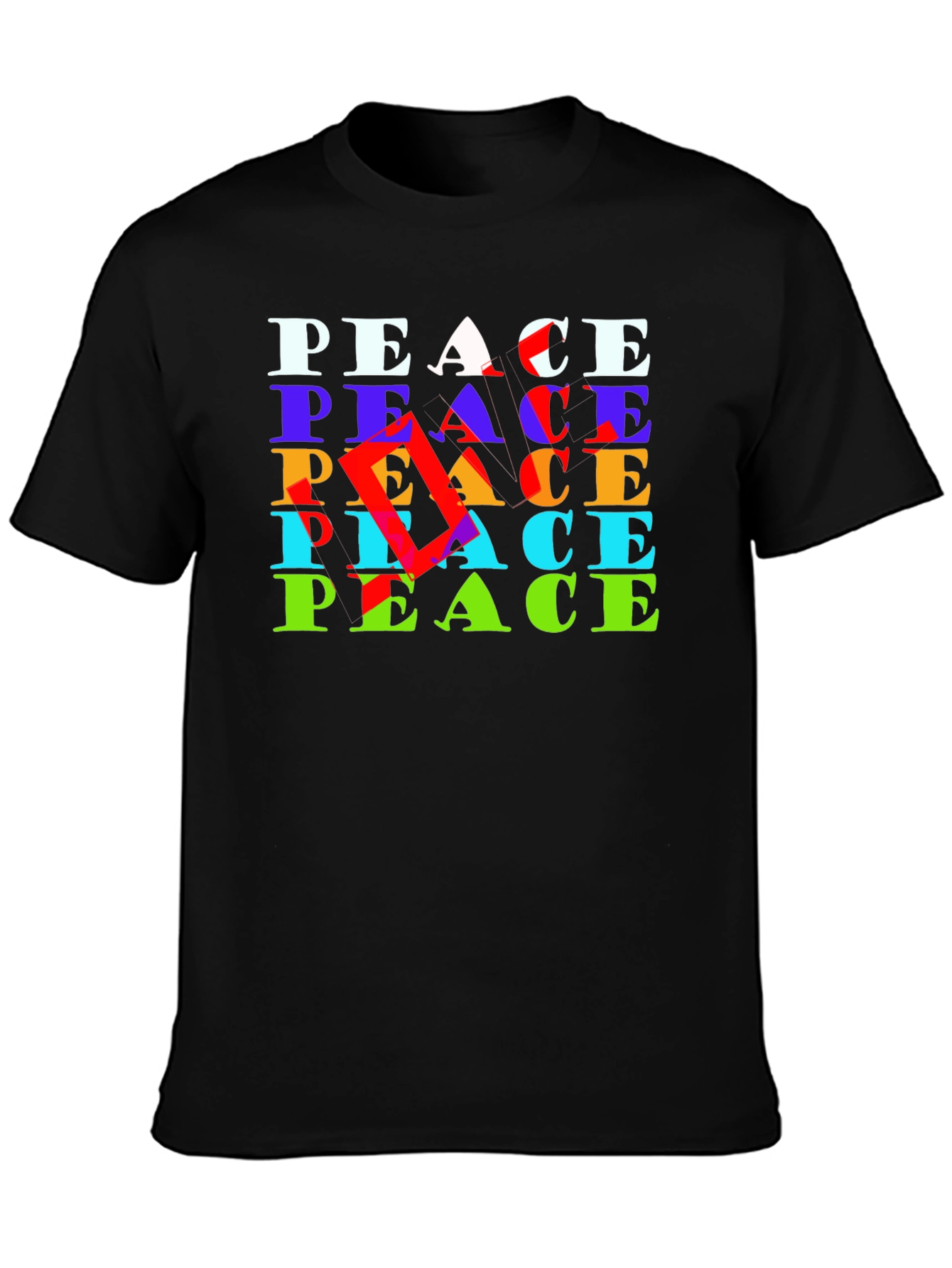 Peace Graphic Tee - Bold Statement Soft Cotton