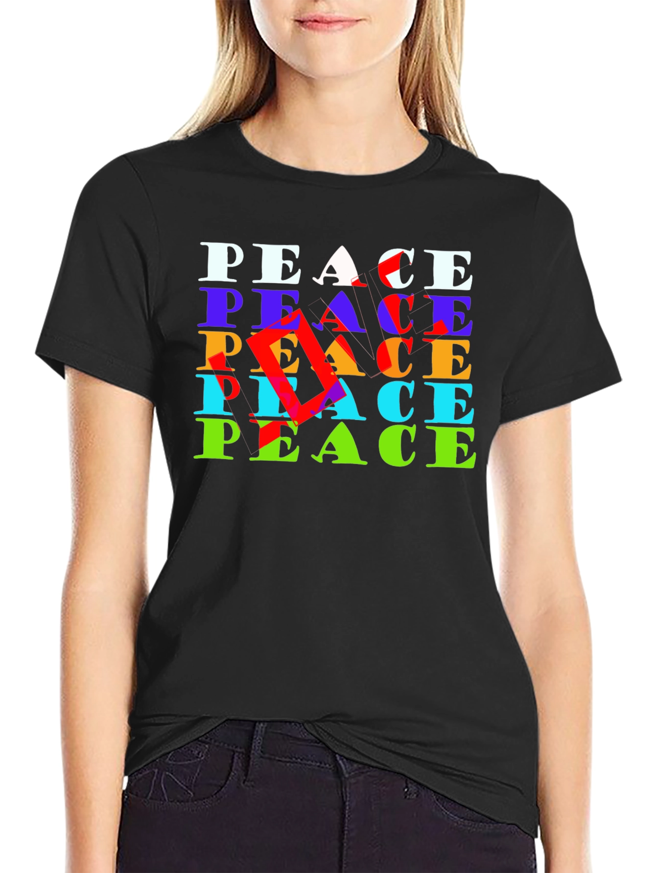 Peace Graphic Tee - Bold Statement Soft Cotton