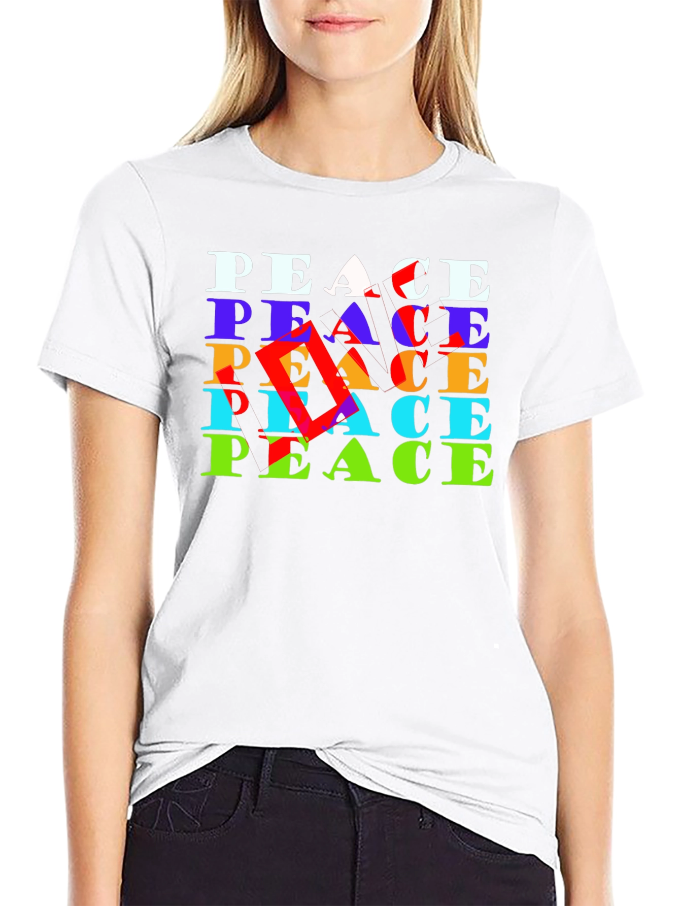 Peace Graphic Tee - Bold Statement Soft Cotton