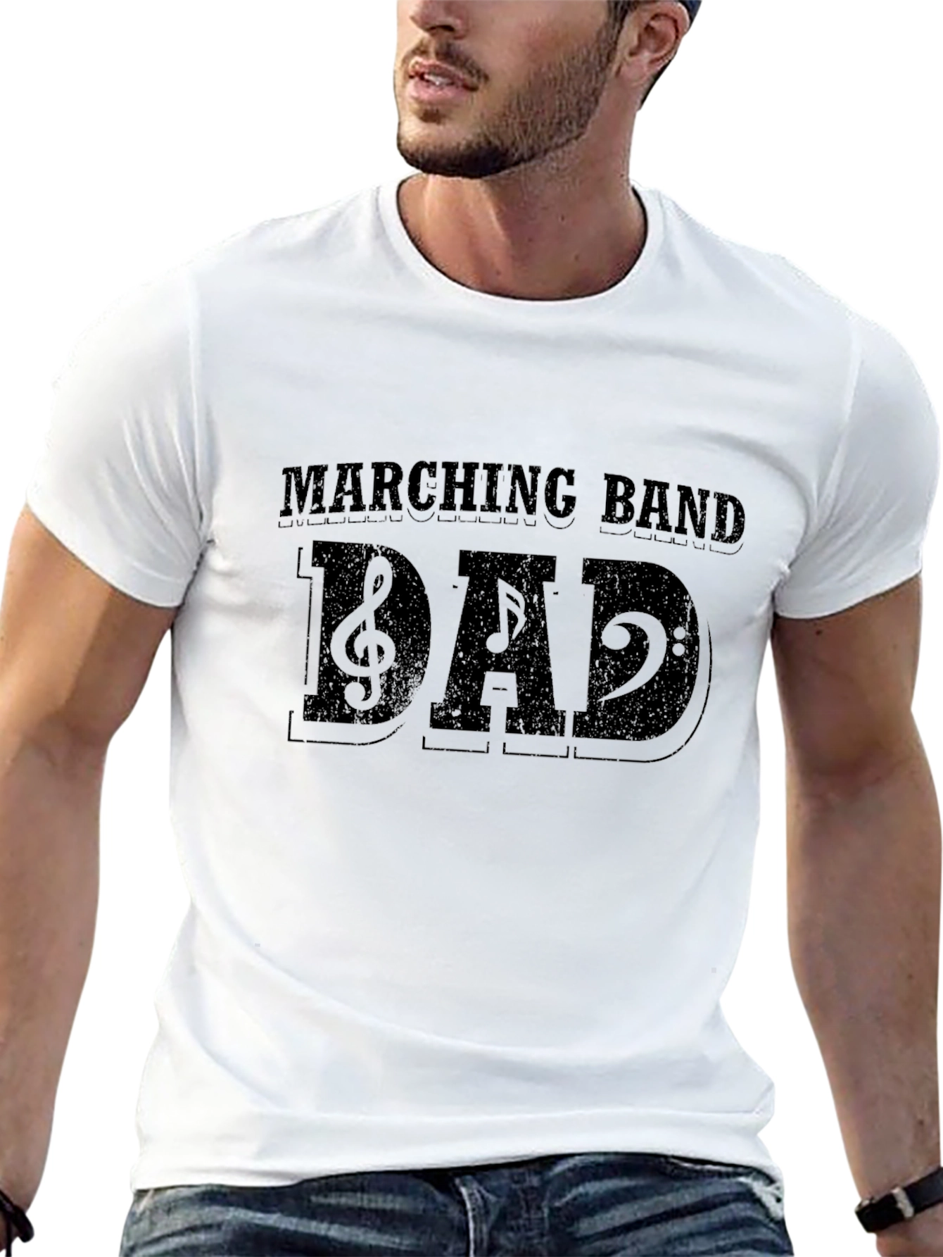 Marching Band Dad T-Shirt - Music Lover Tee