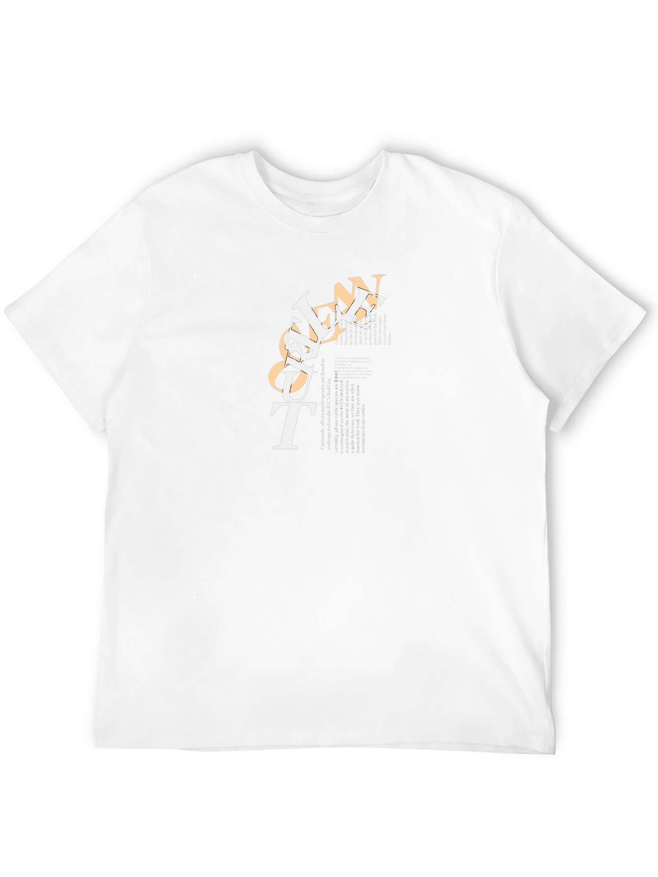 Modern Graphic Print Black T-Shirt