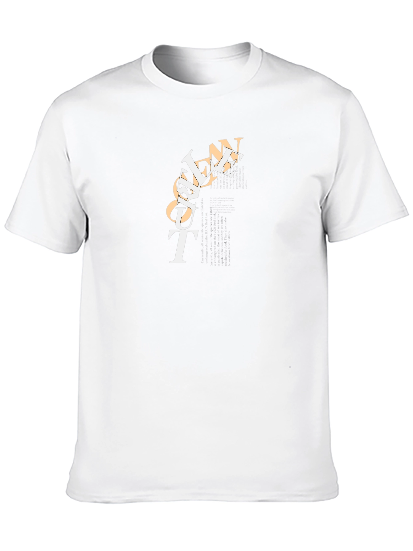 Modern Graphic Print Black T-Shirt
