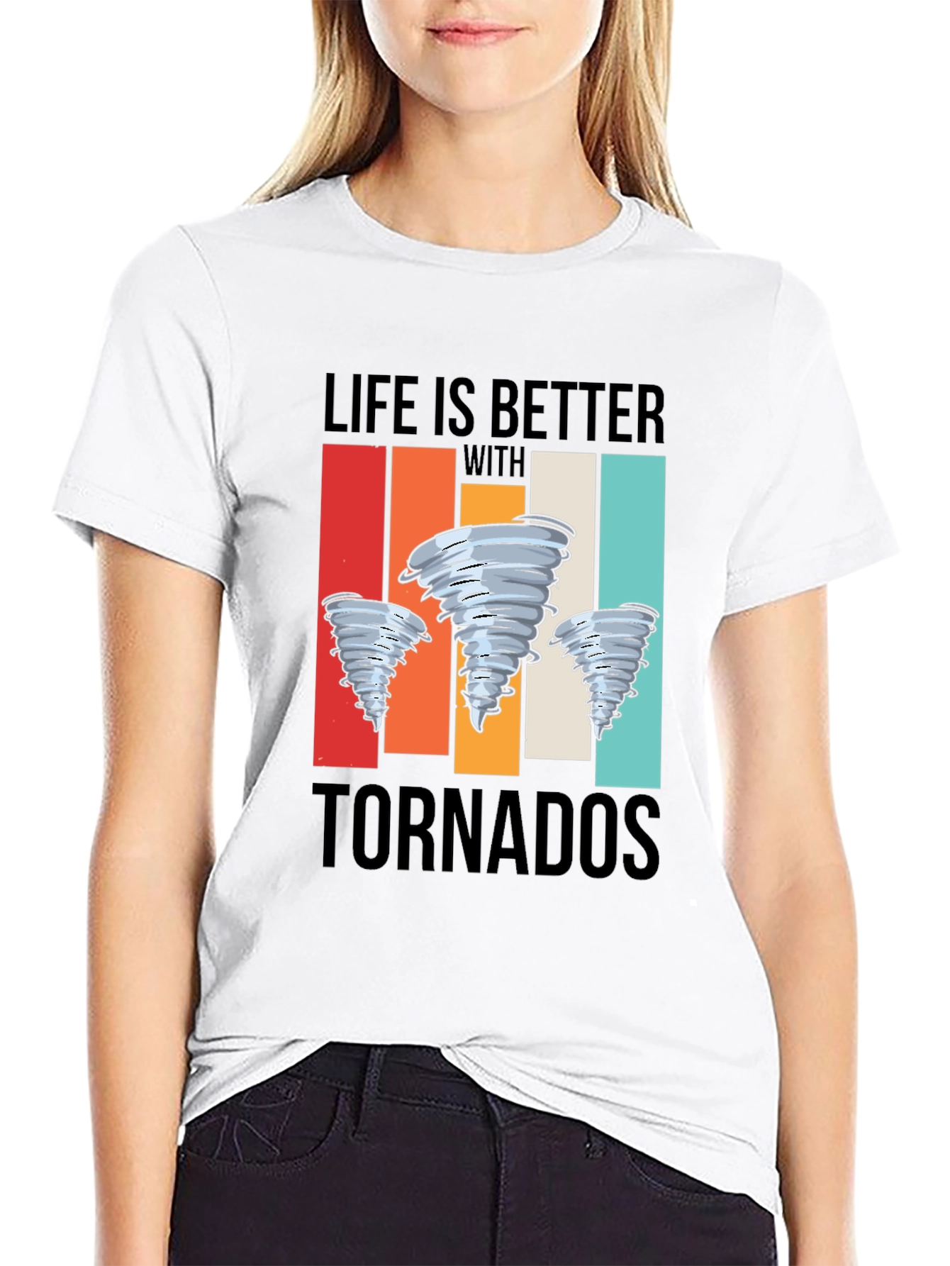 Life is Better With Tornadoes Graphic Tee