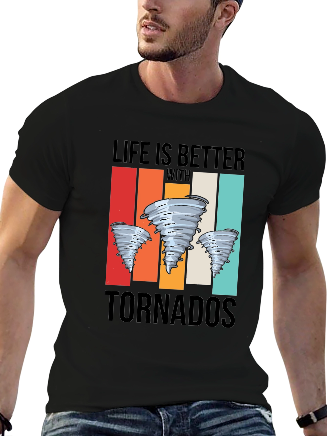 Life is Better With Tornadoes Graphic Tee