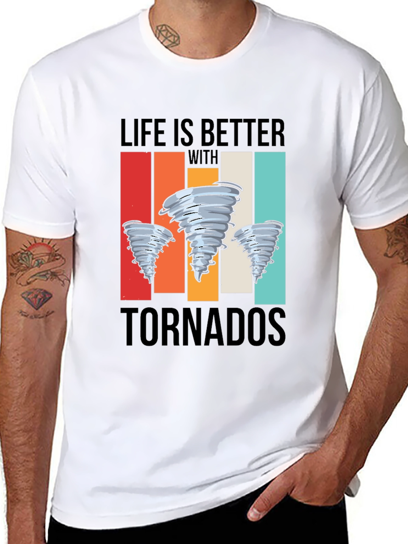 Life is Better With Tornadoes Graphic Tee