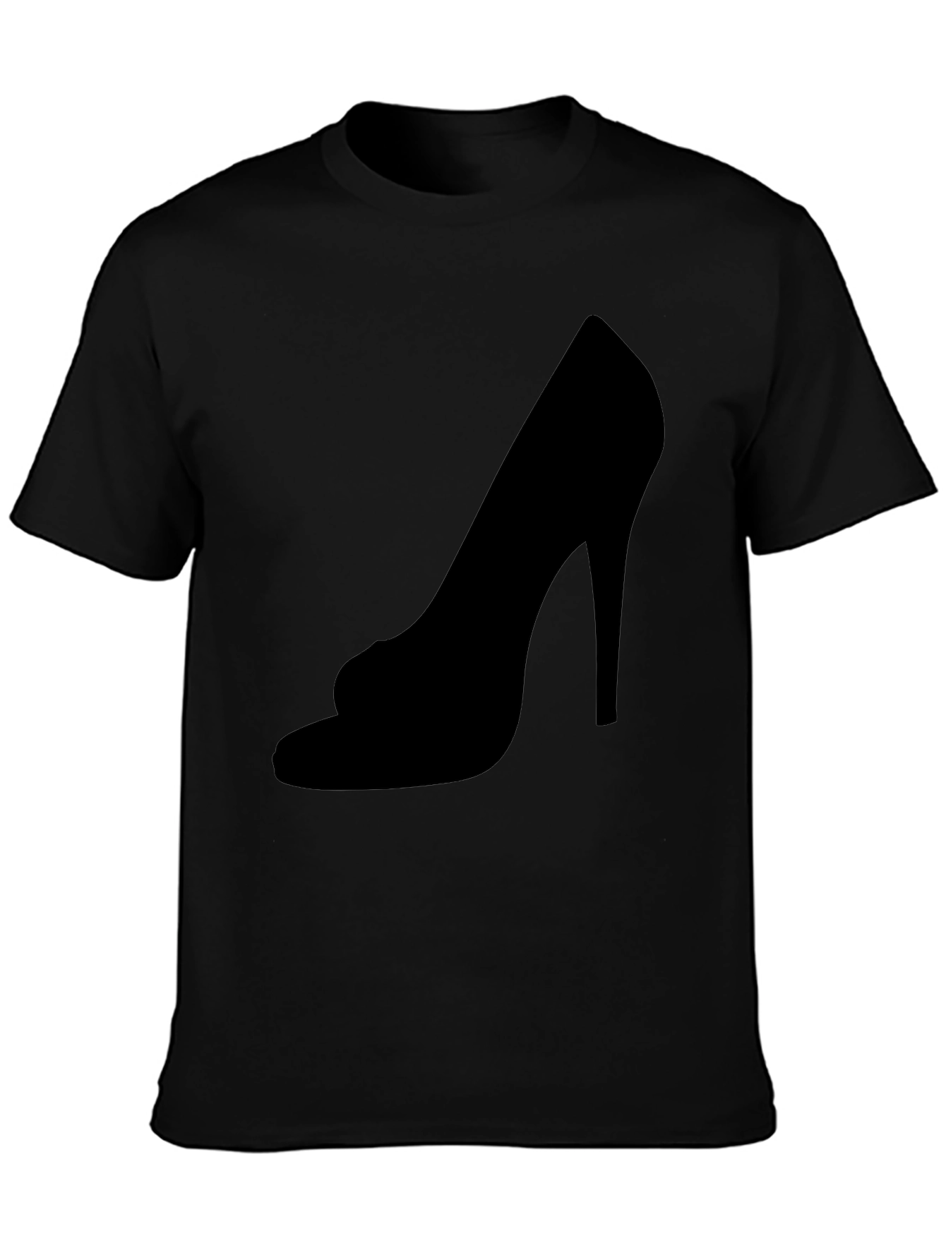 High Heel Silhouette Black T-Shirt