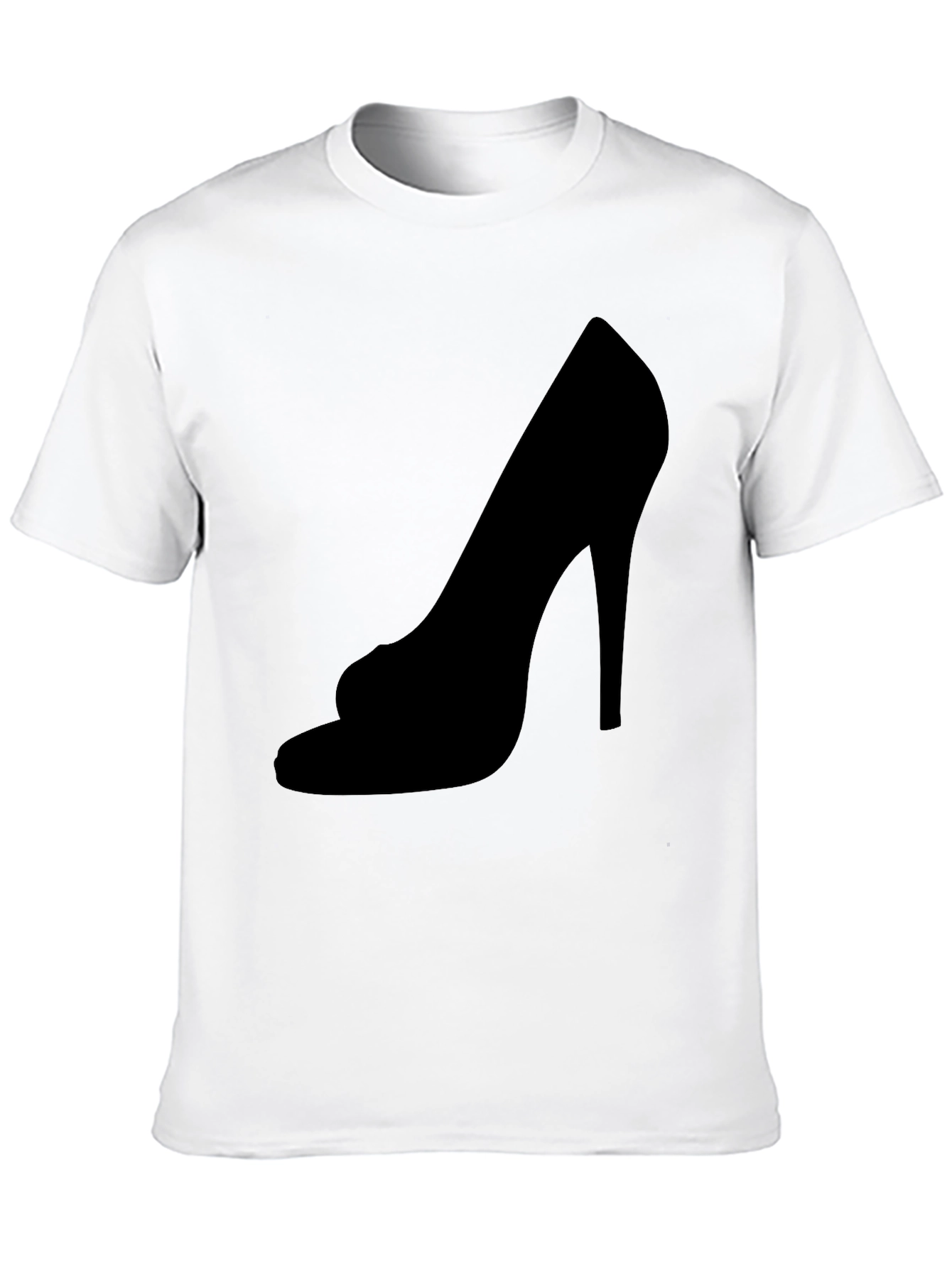 High Heel Silhouette Black T-Shirt