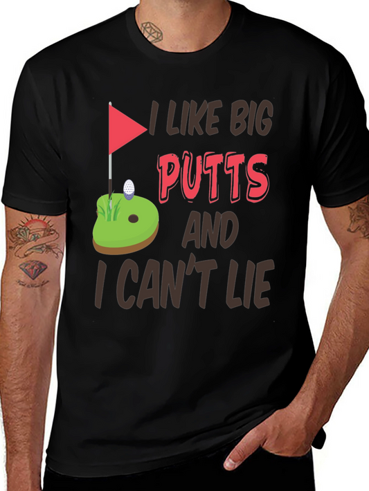 I Like Big Putts Funny Golf T-Shirt