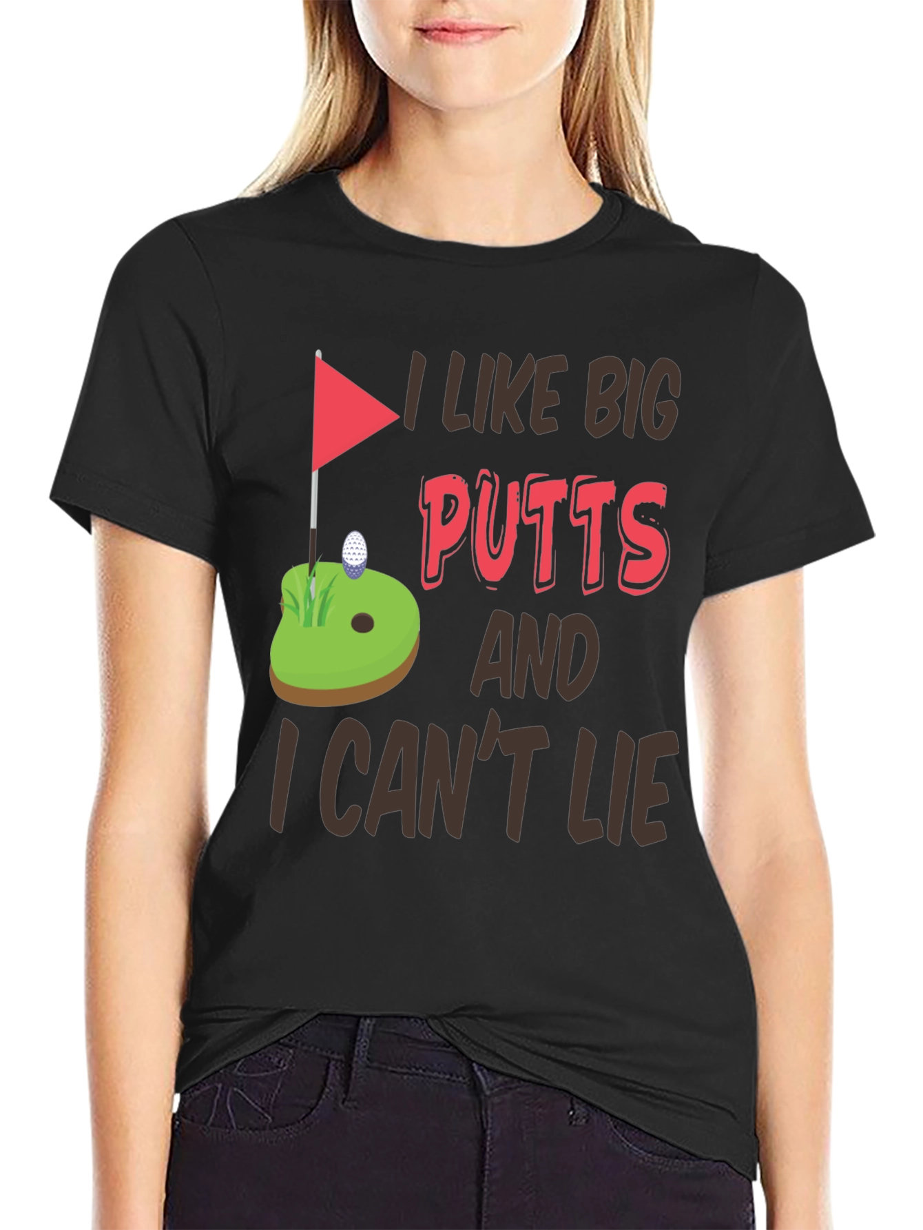 I Like Big Putts Funny Golf T-Shirt