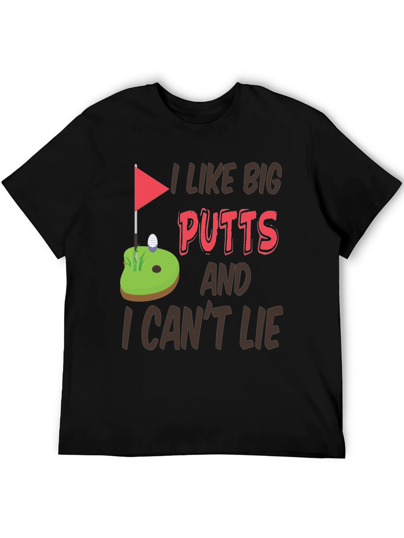 I Like Big Putts Funny Golf T-Shirt