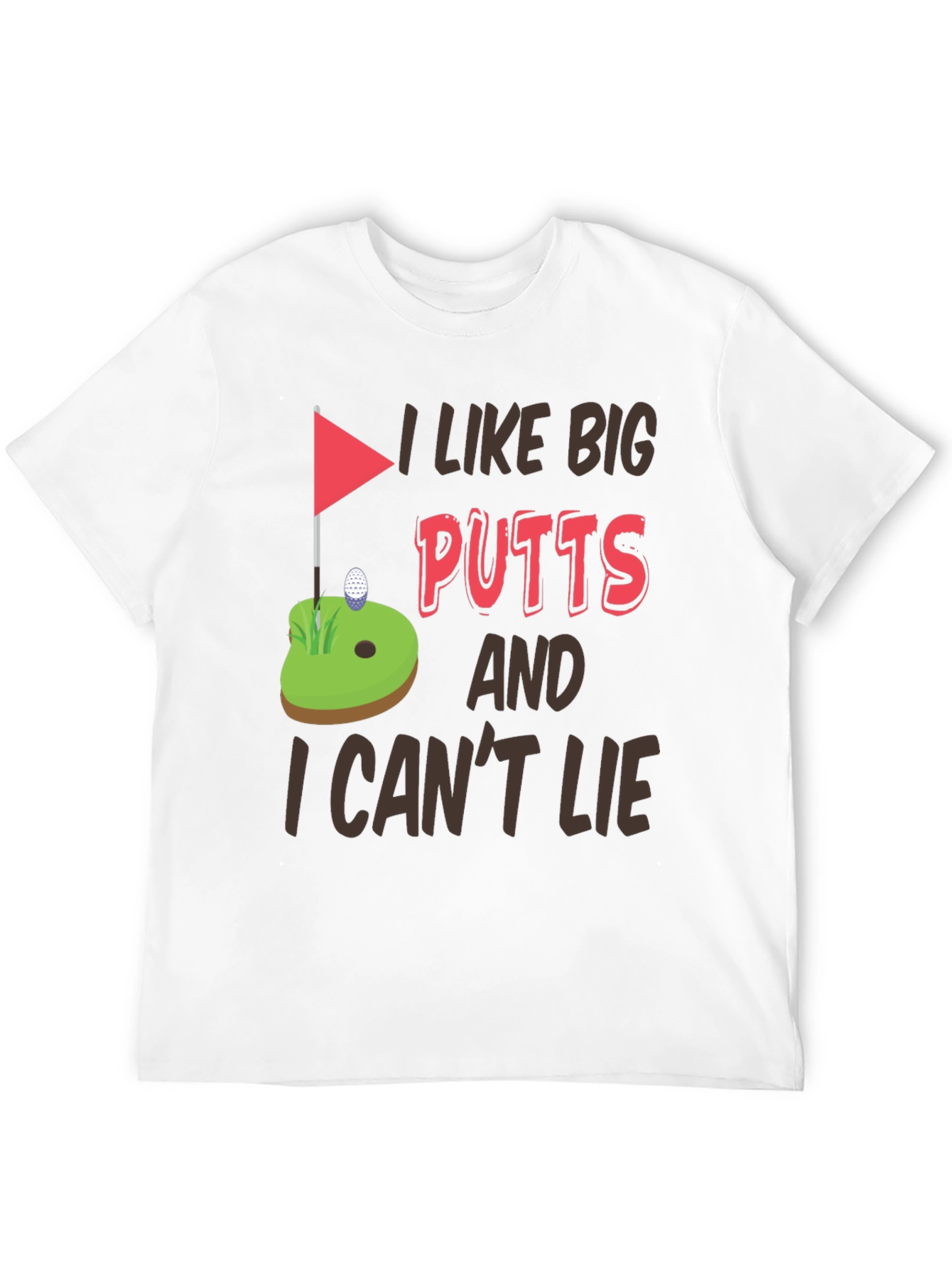I Like Big Putts Funny Golf T-Shirt