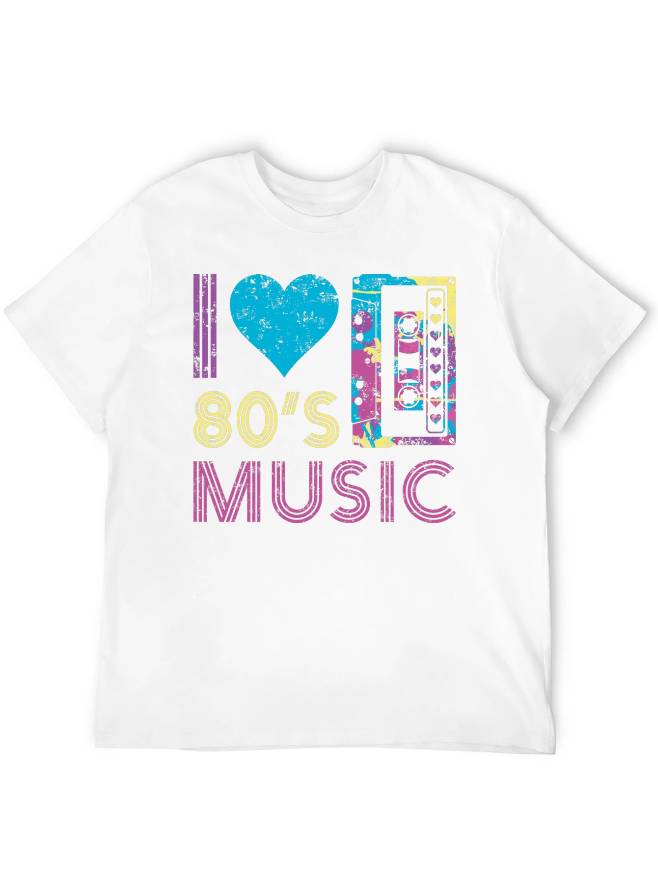 I Love 80s Music Graphic T-Shirt