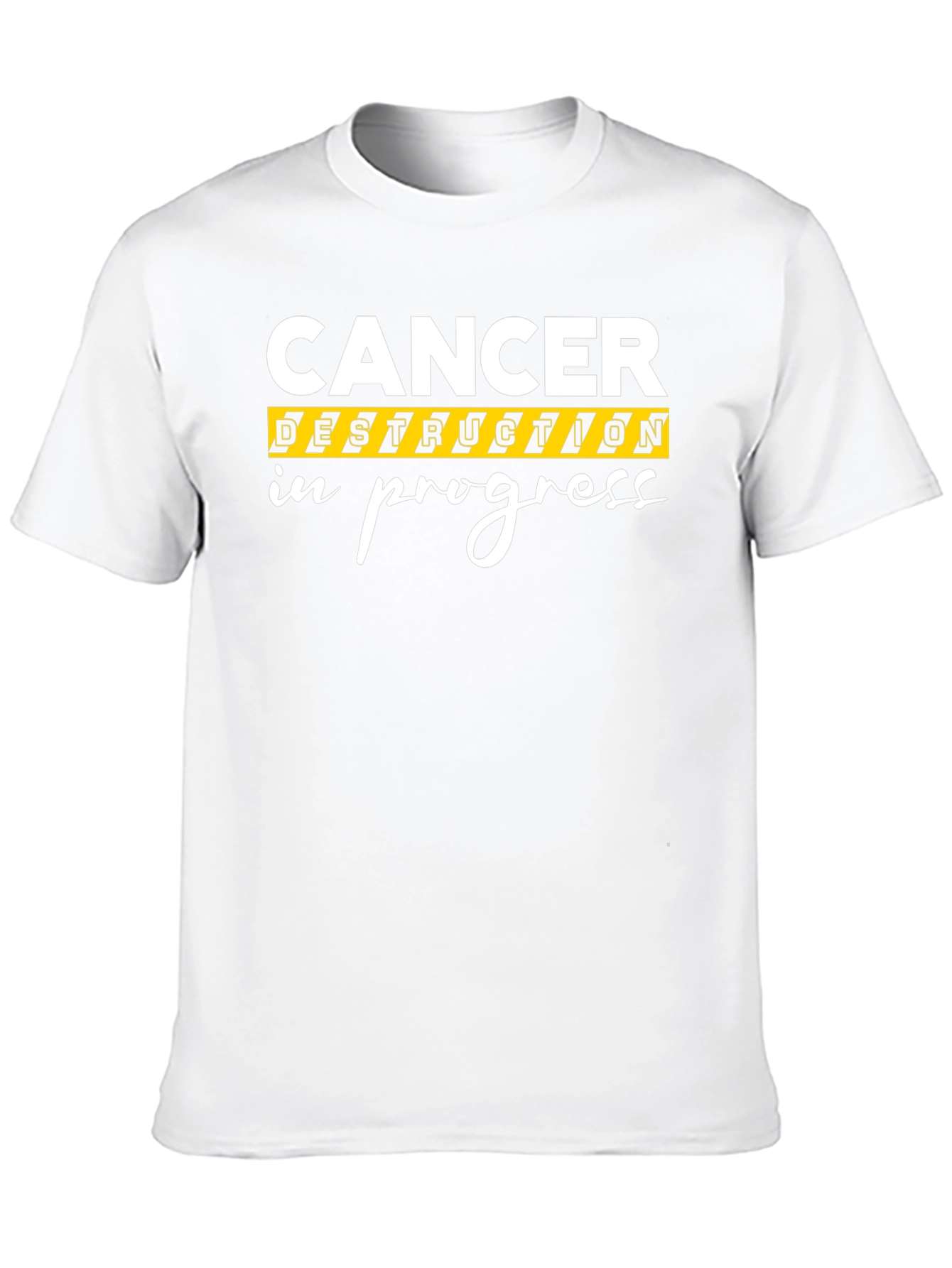 Cancer Destruction In Progress Graphic T-Shirt