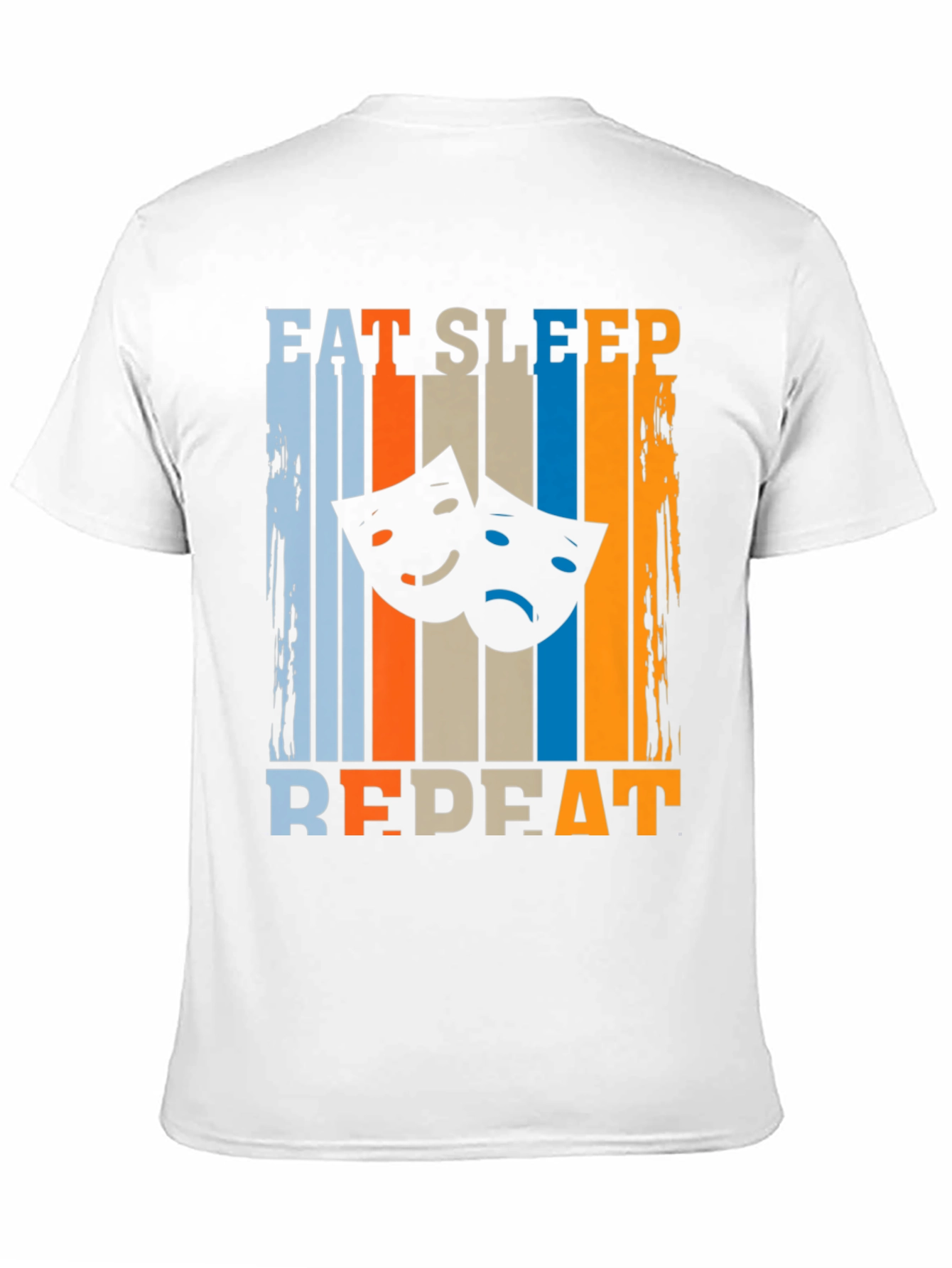 Eat Sleep Theatre Repeat Black T-Shirt