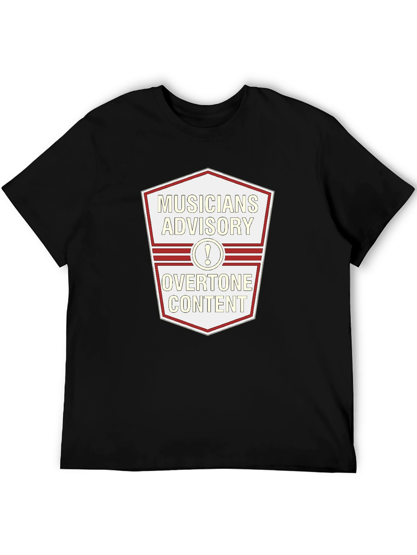 Musician Advisory Overtone Content Graphic Tee