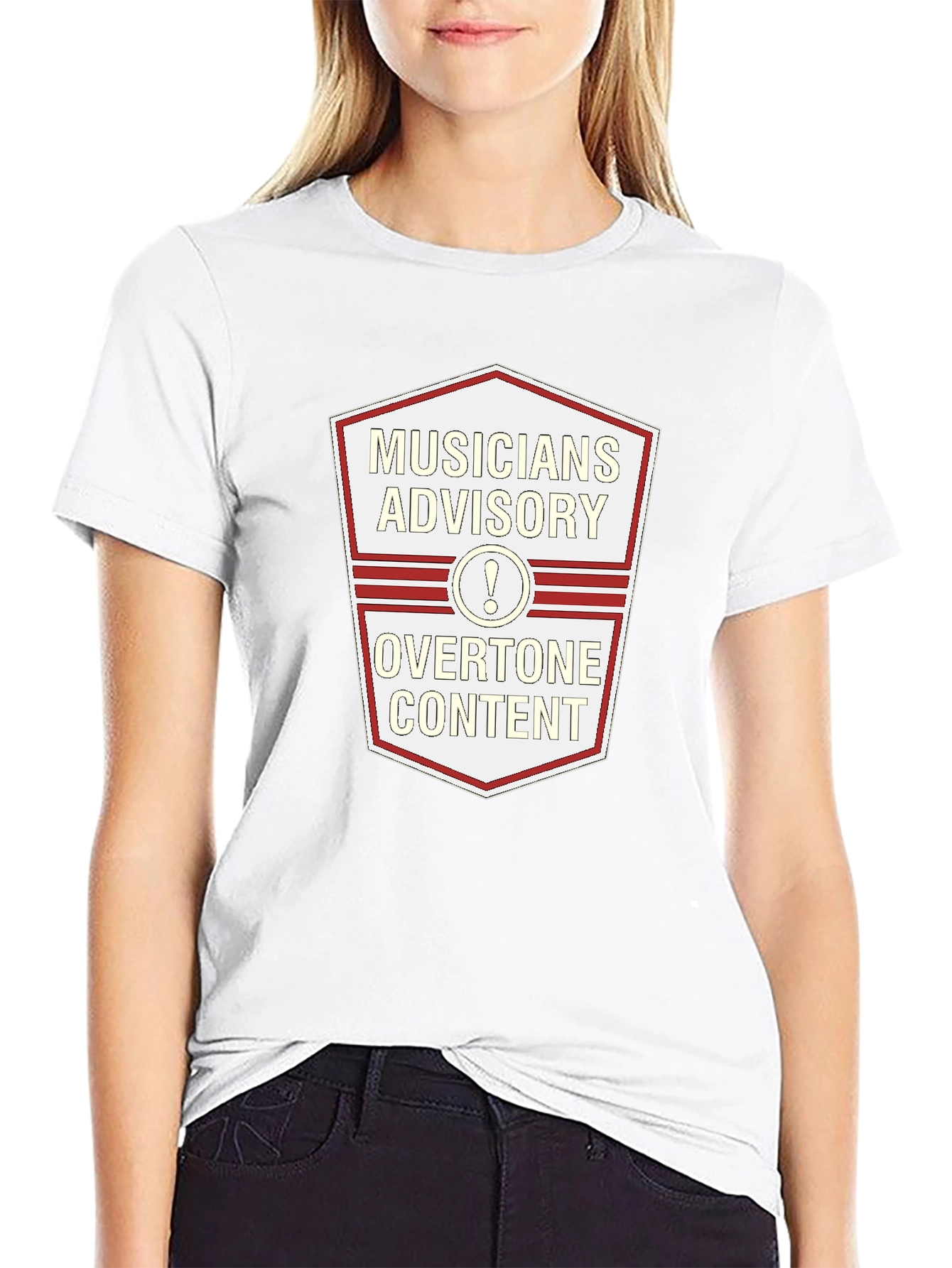 Musician Advisory Overtone Content Graphic Tee