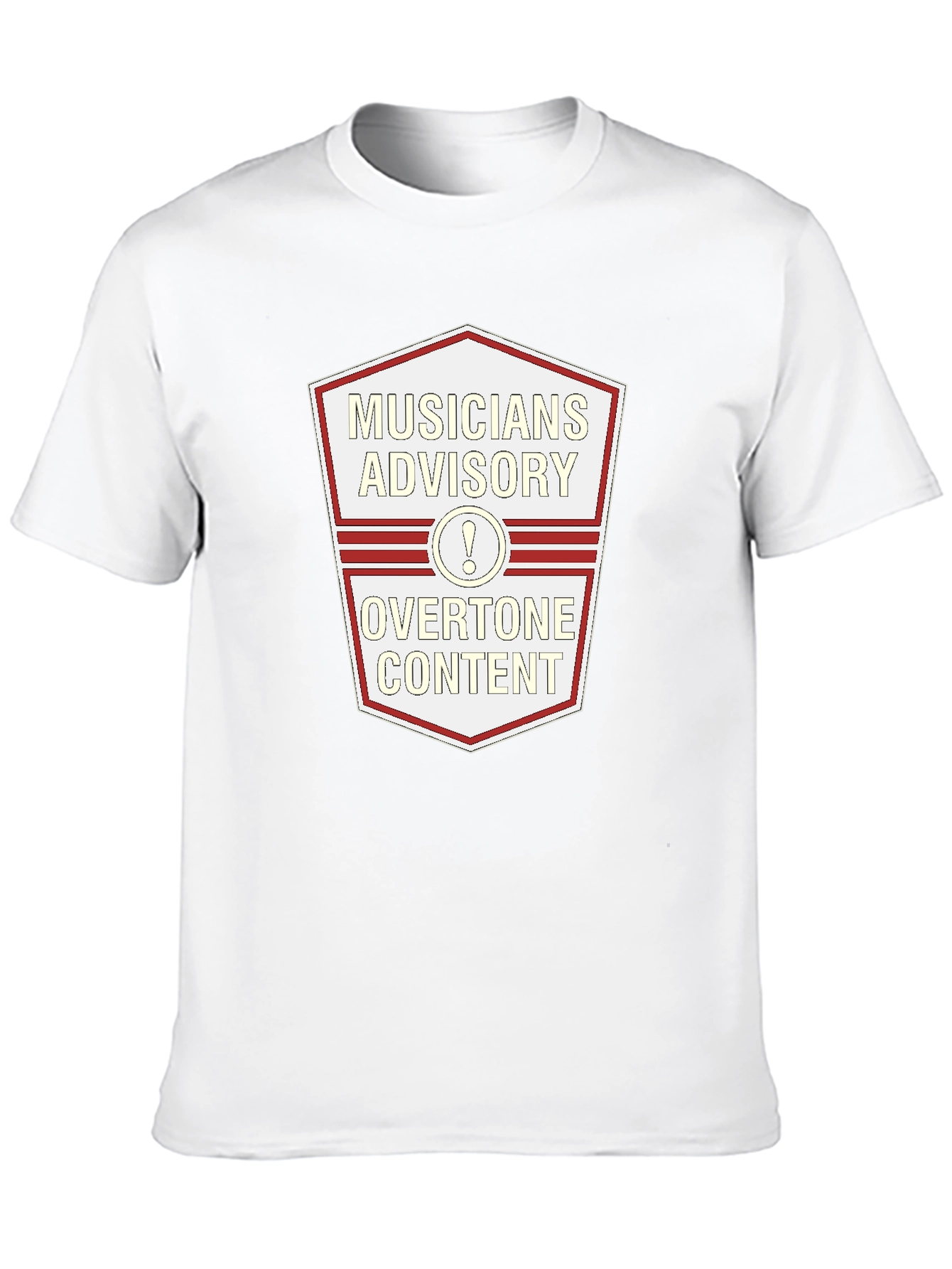 Musician Advisory Overtone Content Graphic Tee