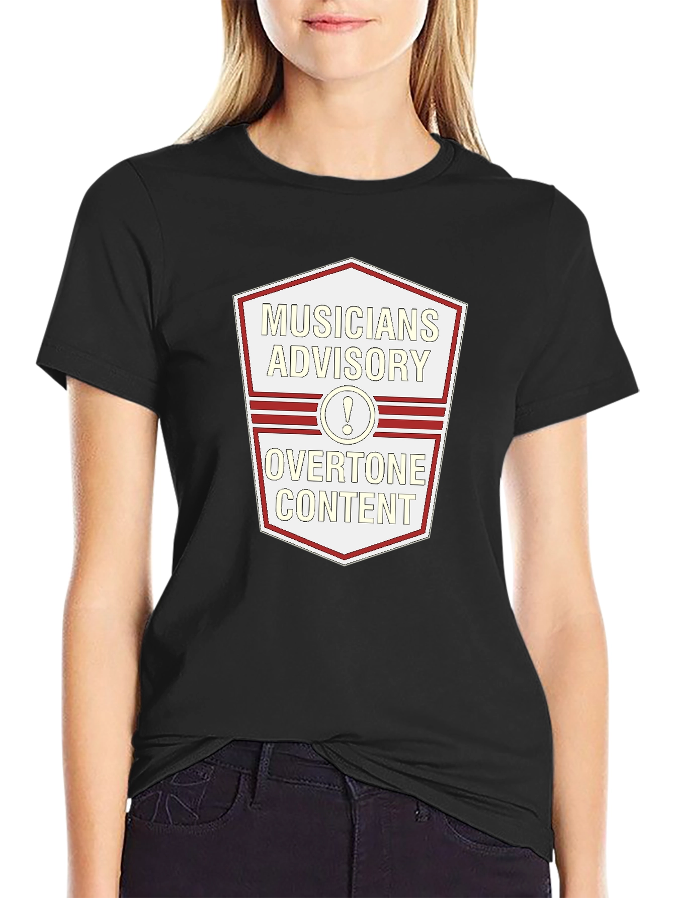 Musician Advisory Overtone Content Graphic Tee