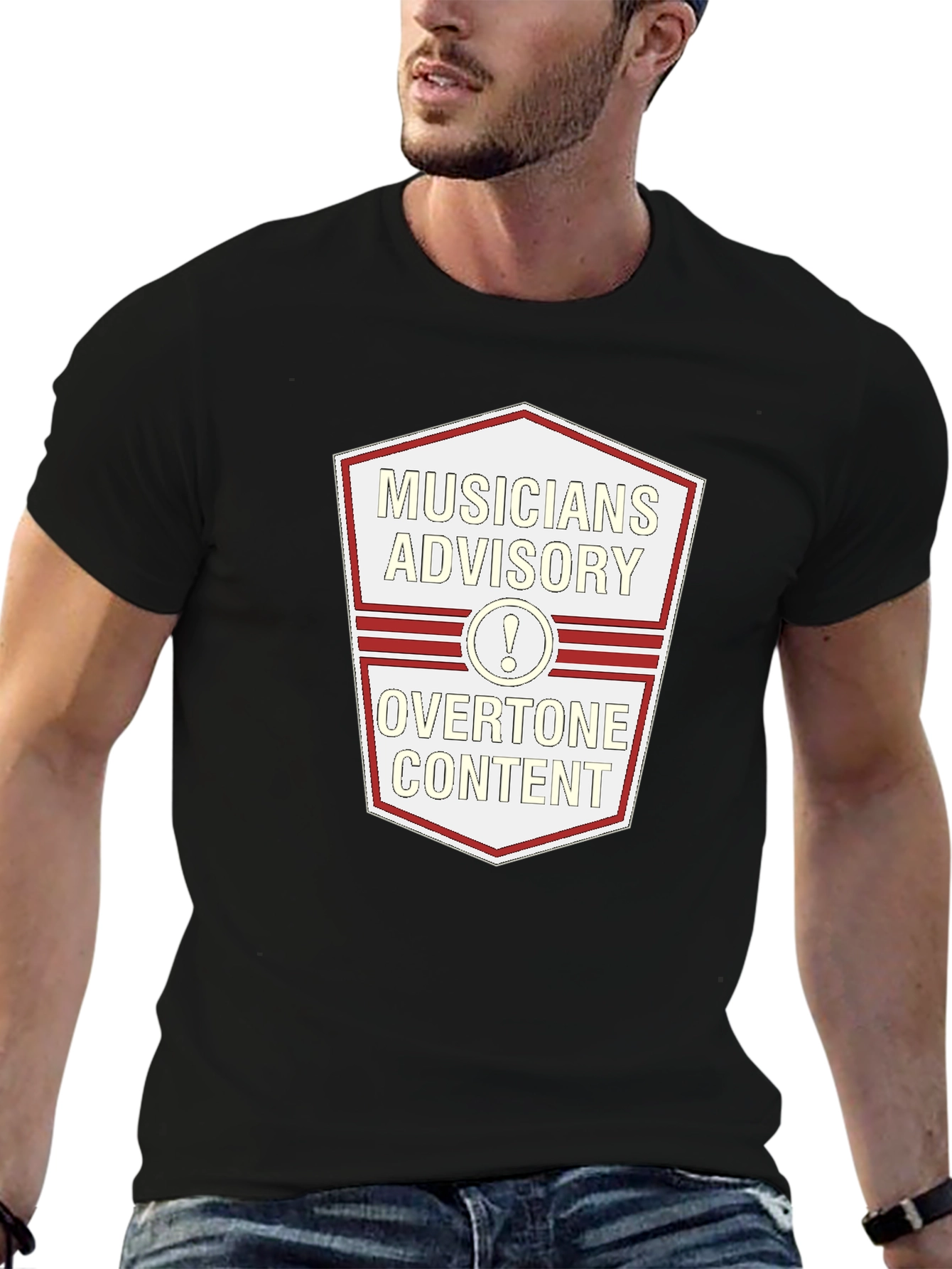 Musician Advisory Overtone Content Graphic Tee