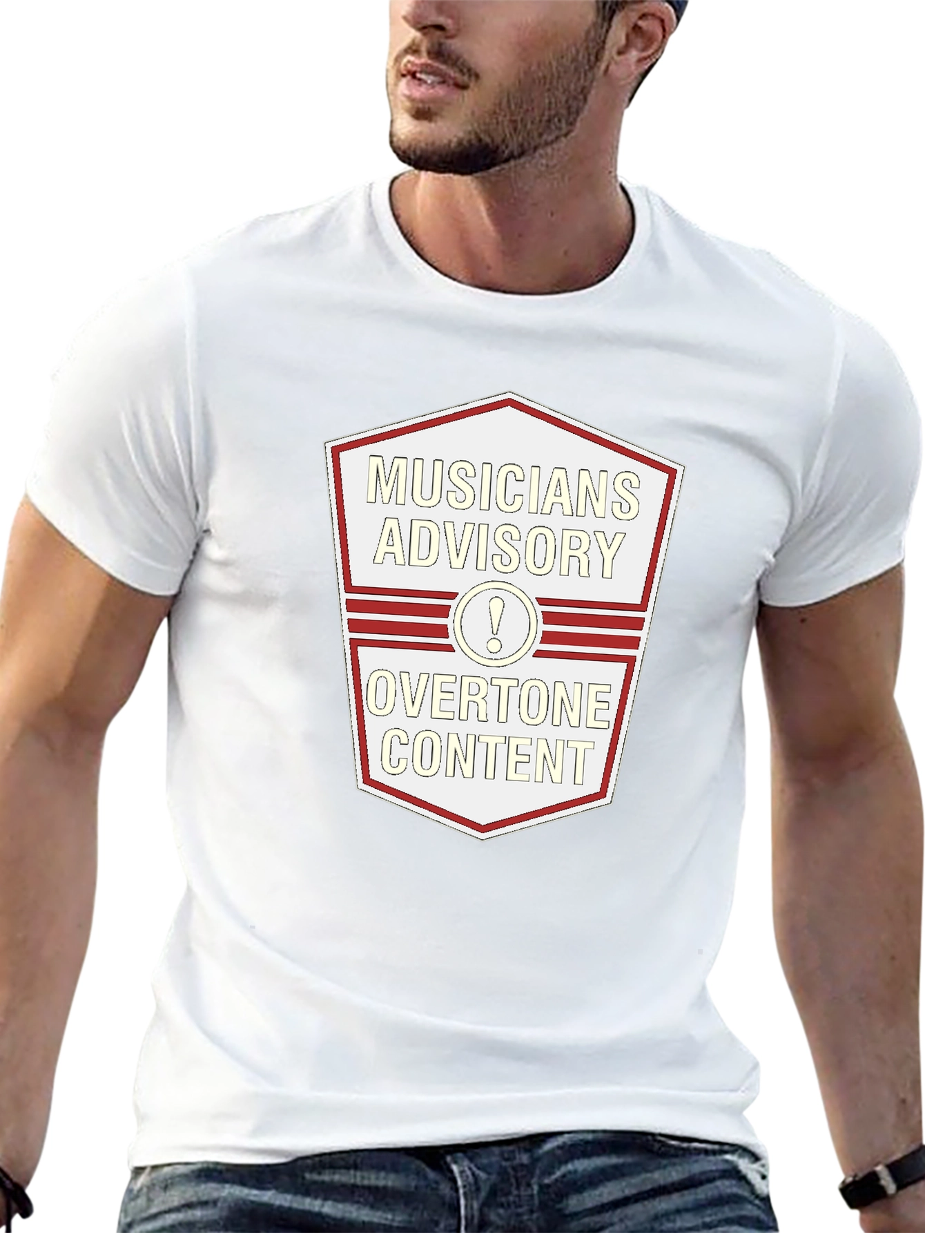 Musician Advisory Overtone Content Graphic Tee